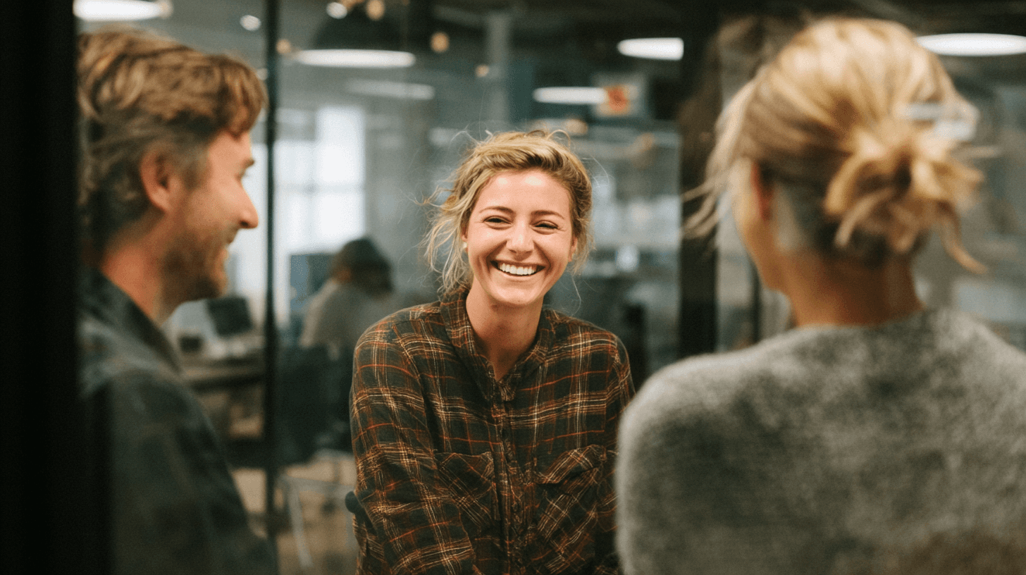 person sitting in a chair in front of a man