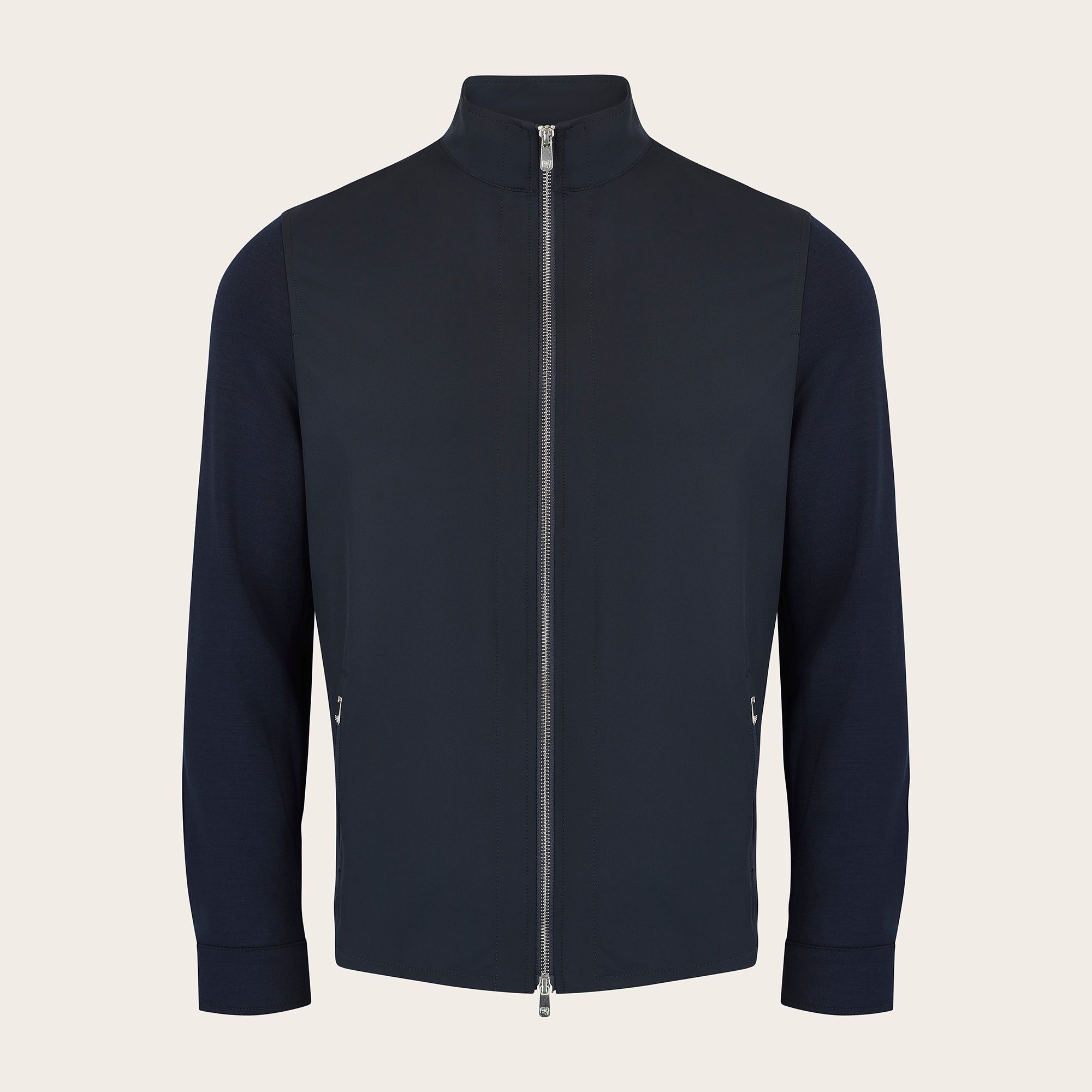 Key Virgin Wool Zip Jacket - Adda River