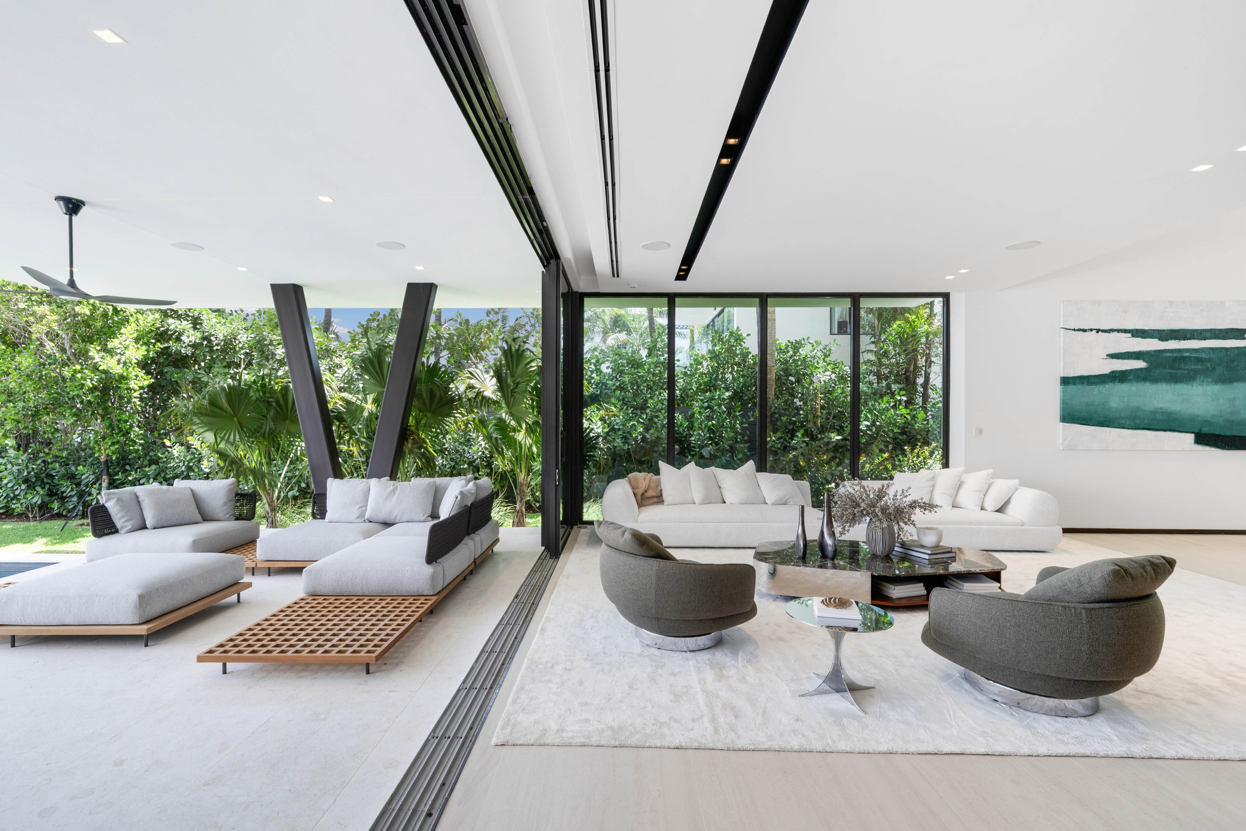 a beach bonfire in the evening