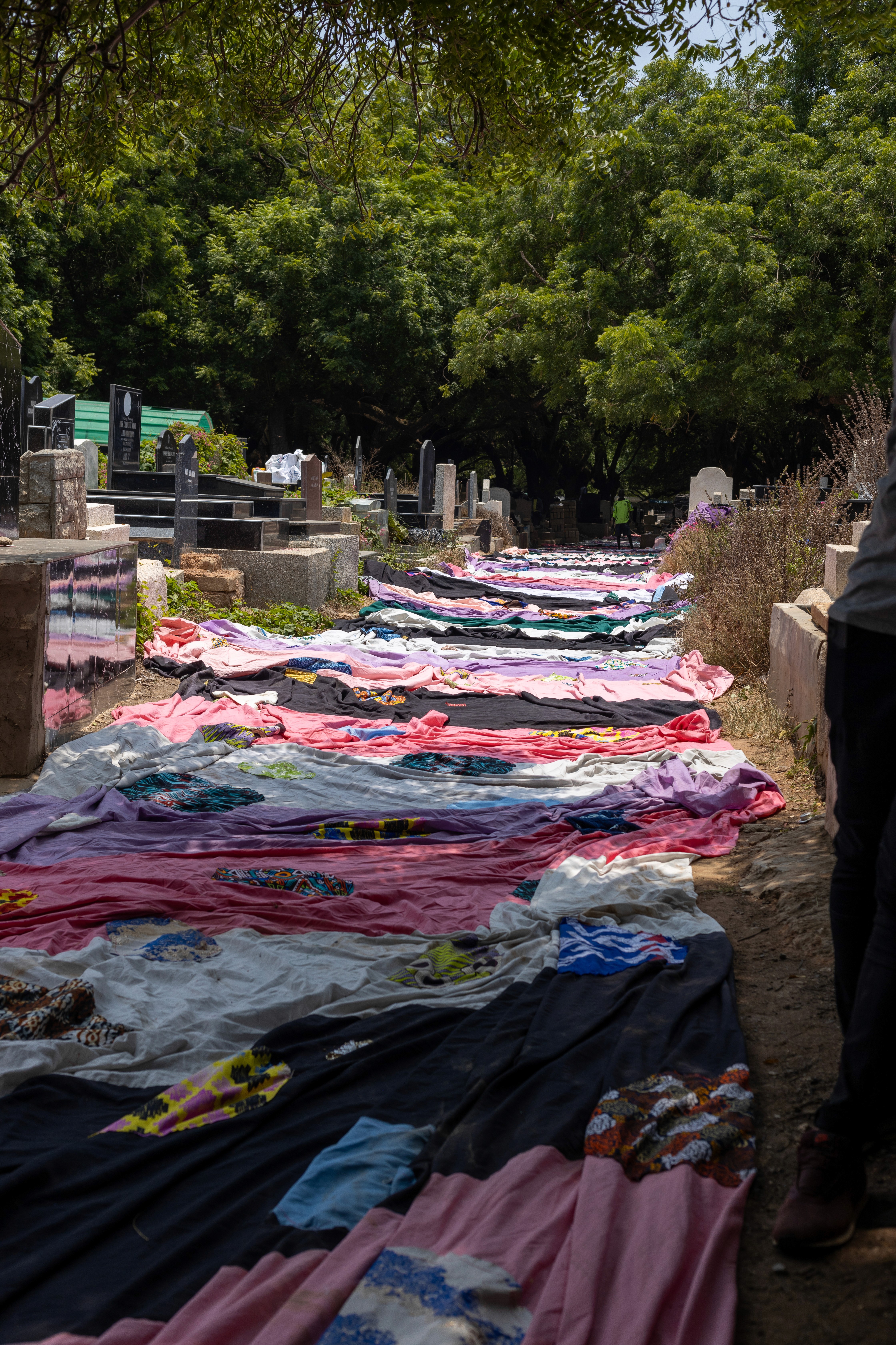 HOW TO HEAL A B-R-O-K-E-N WORLD – Cemetery of Belongings, Emmanuel Aggrey Tieku, Osu Cemetery, Accra, Ghana, uncommissioned, 2025