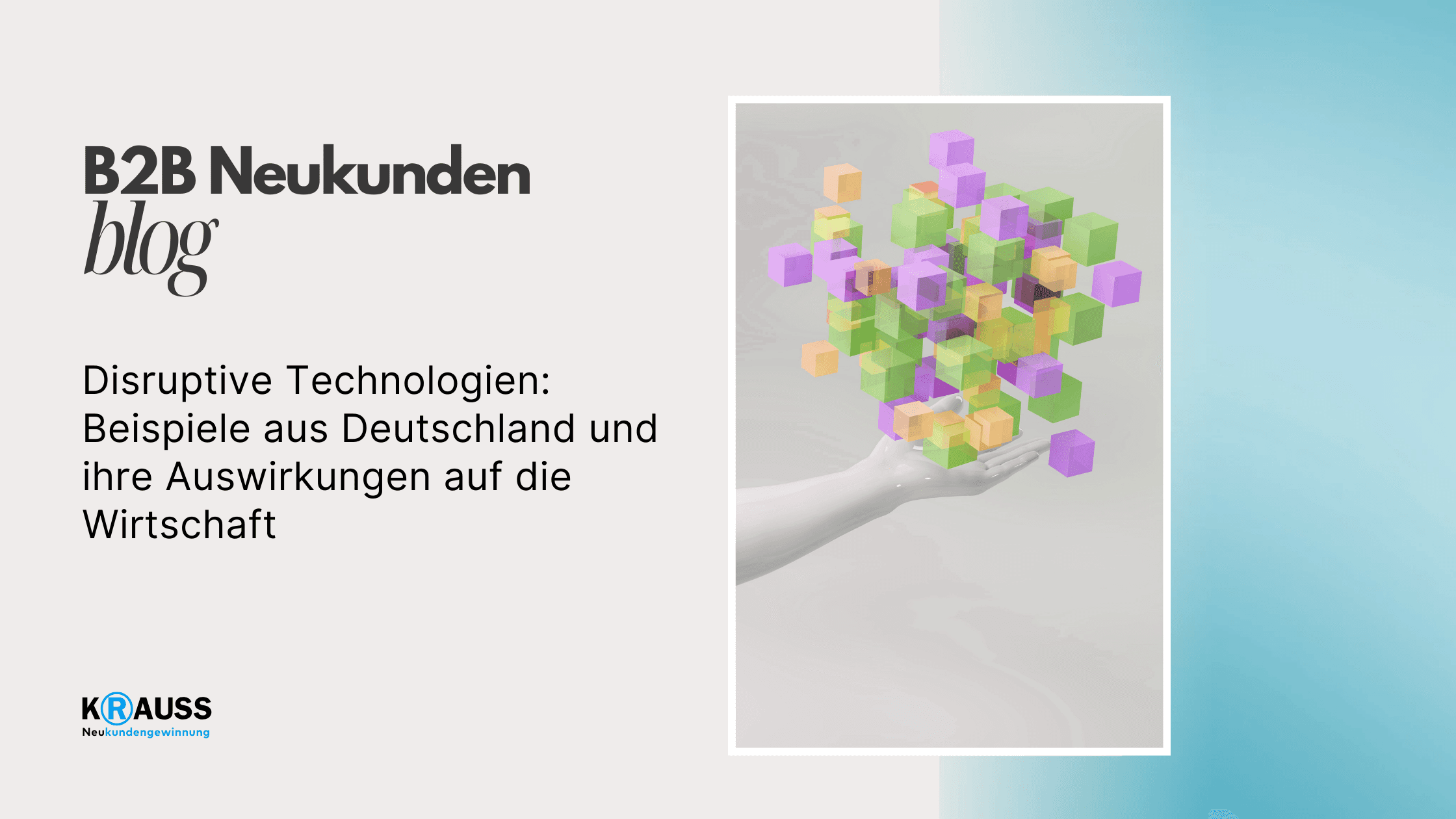 Disruptive Technologien: Beispiele aus Deutschland und ihre Auswirkungen auf die Wirtschaft
