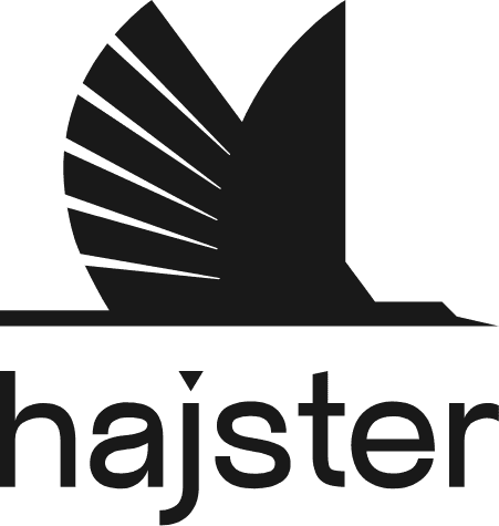 Logo of Hajster — Ukrainian manufacturer of heat pumps and long-term consulting client of GUFR.
