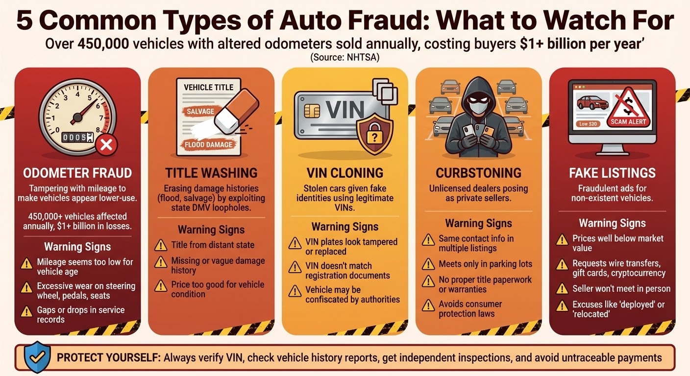 5 Common Types of Auto Fraud and Warning Signs