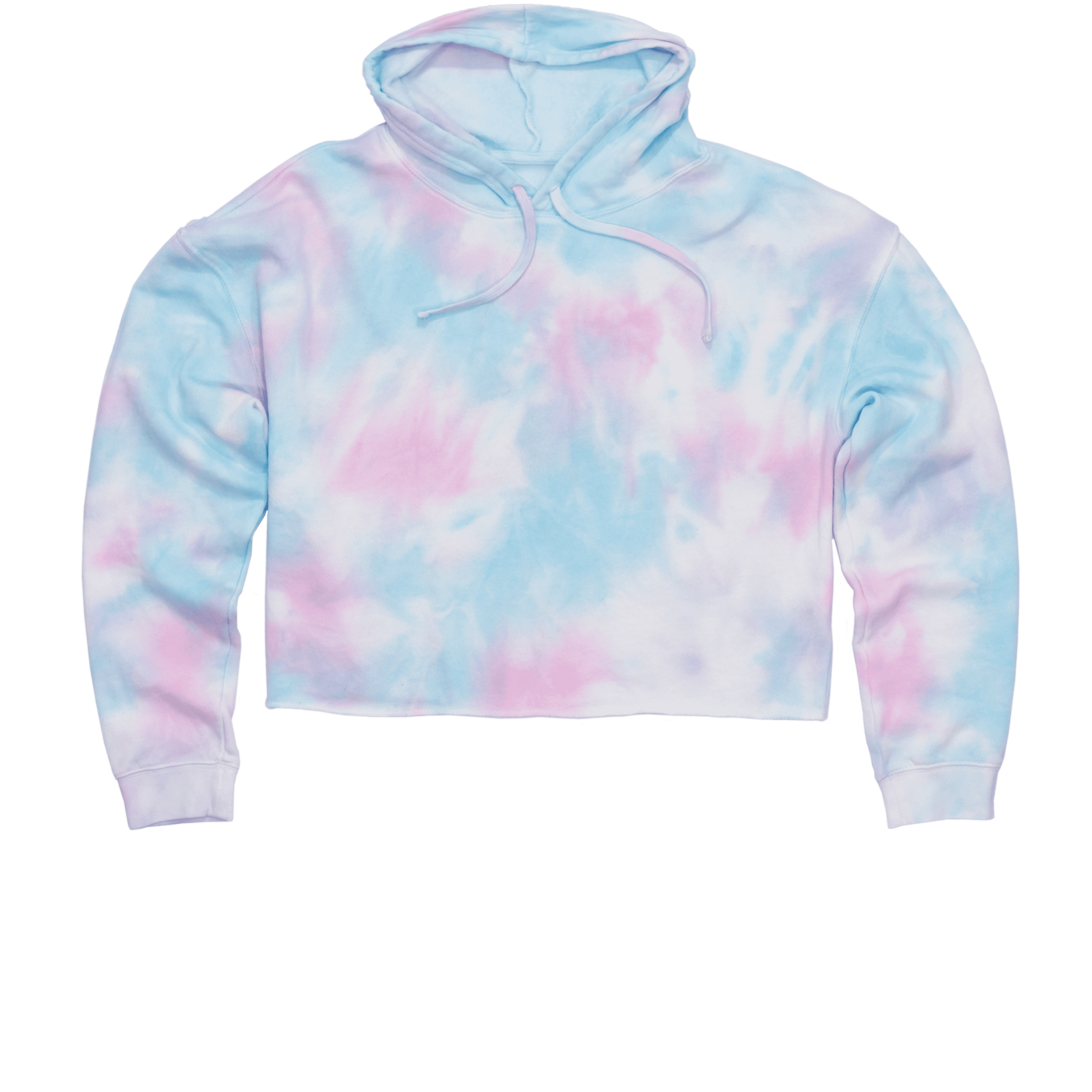 Women's Tie Dye Cropped Hoodie