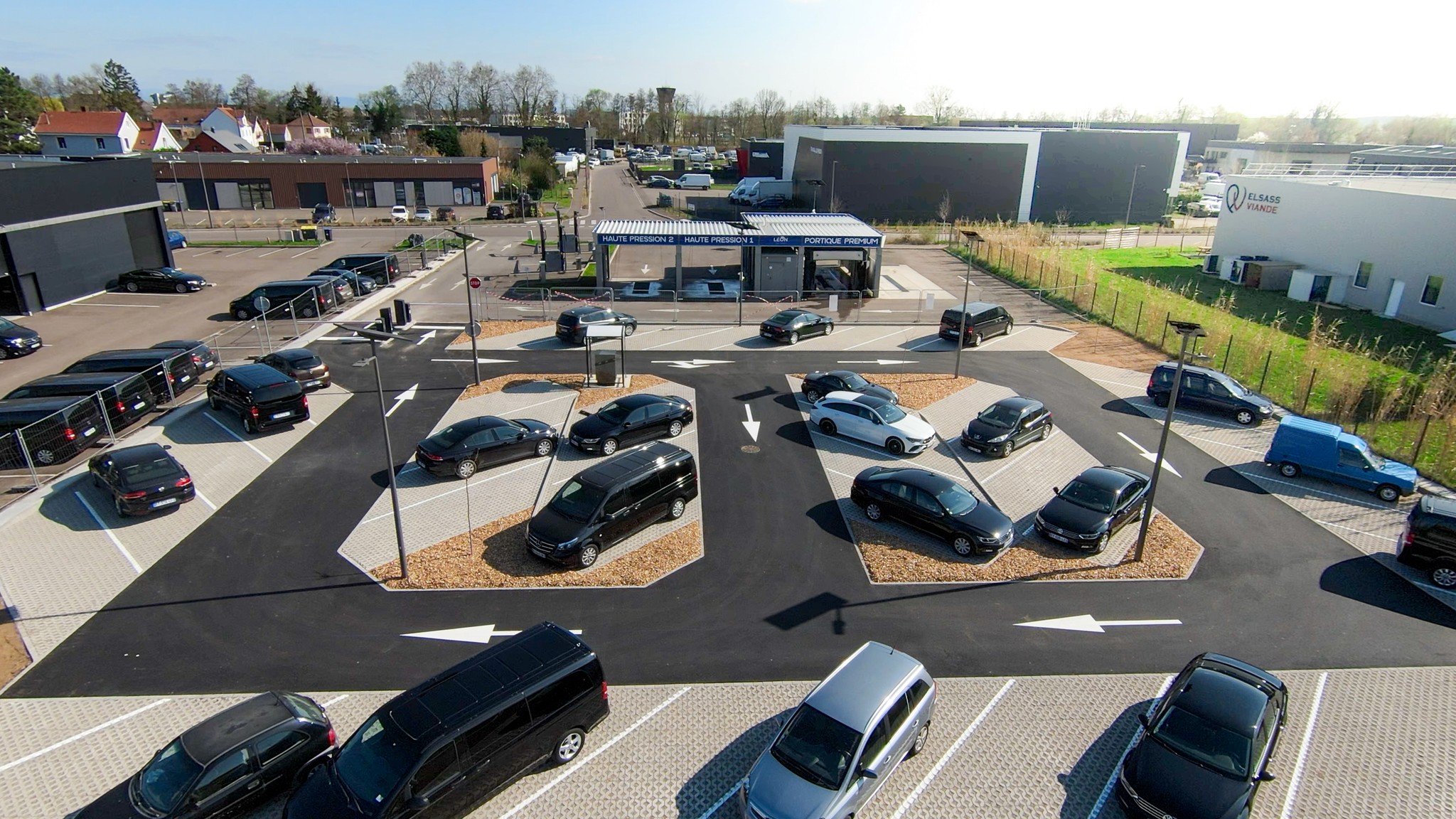 Parking longue durée aéroport Strasbourg Leon Car Park