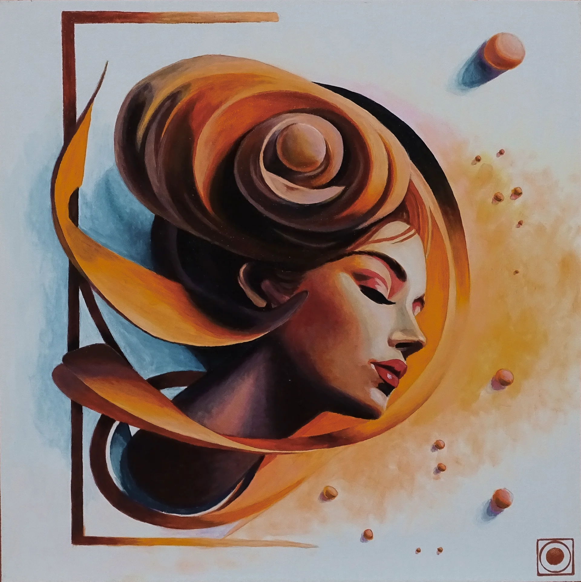 The Wind of Change, acrylic on canvas by Kubshar