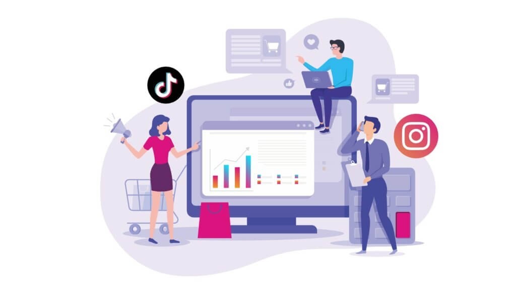 Content marketing in Instagram and Tiktok