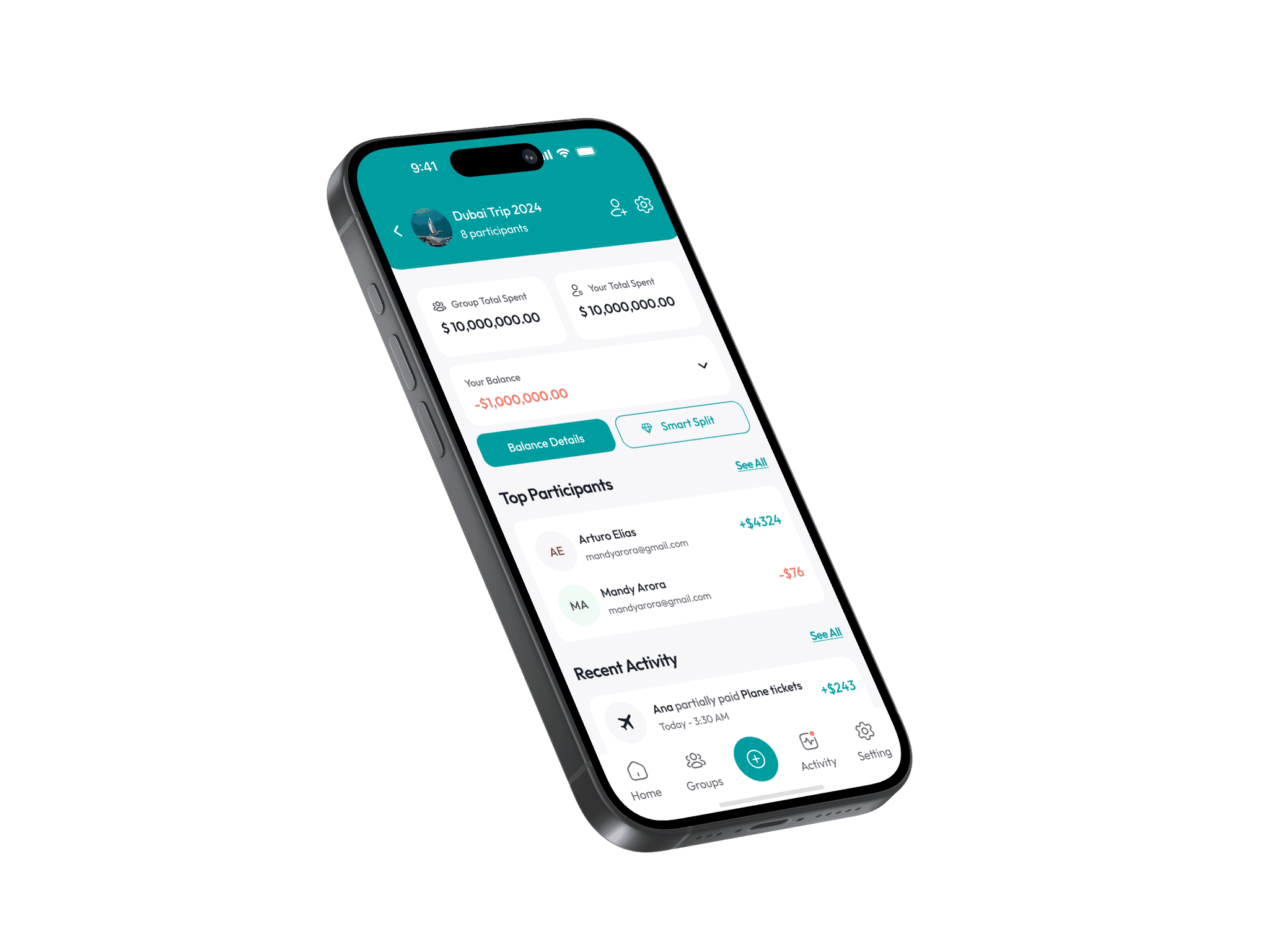 Mobile Preview of the FlowCRM app