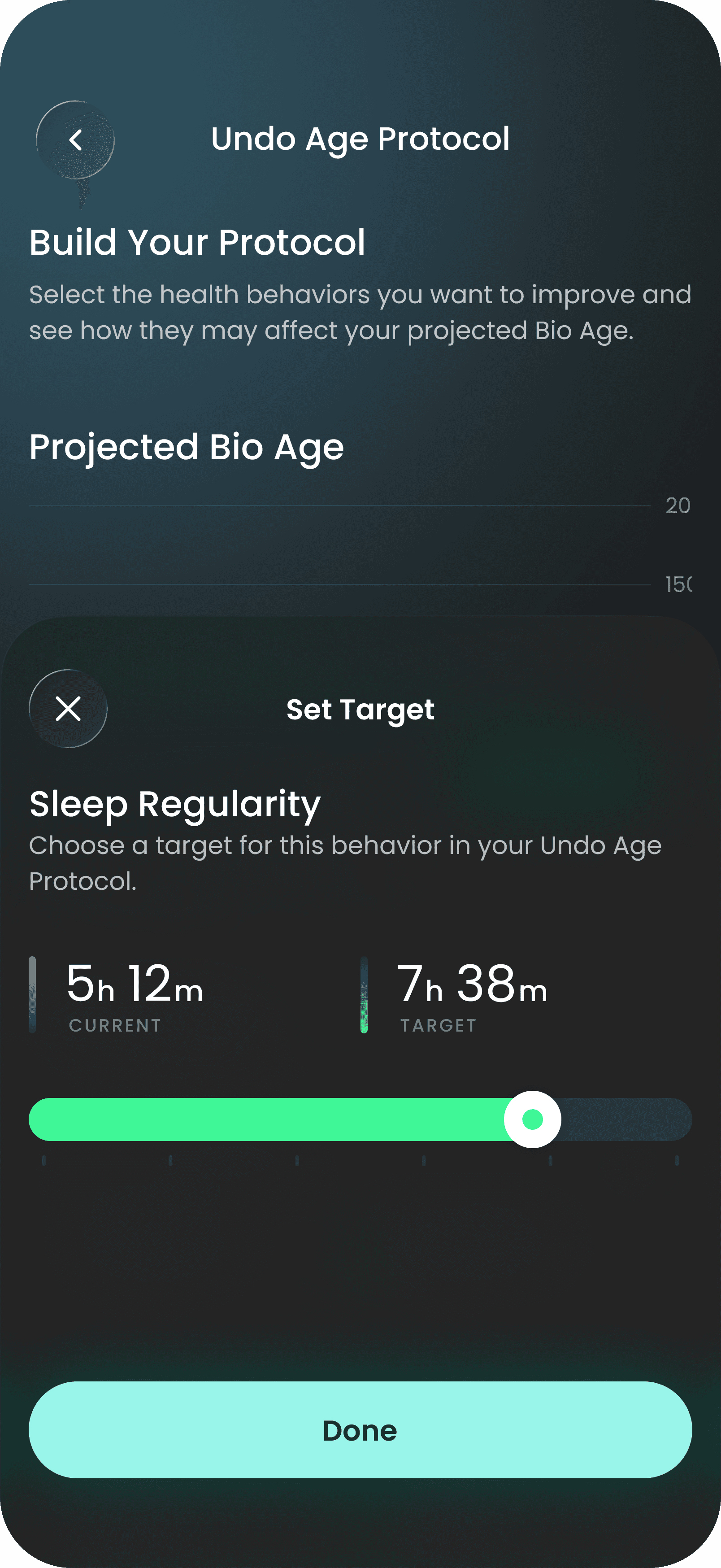 Sleep Regularity target