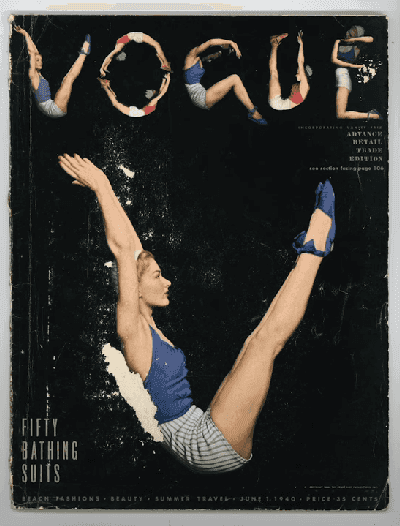 das coverbild eines Vogue-Magazines, Design