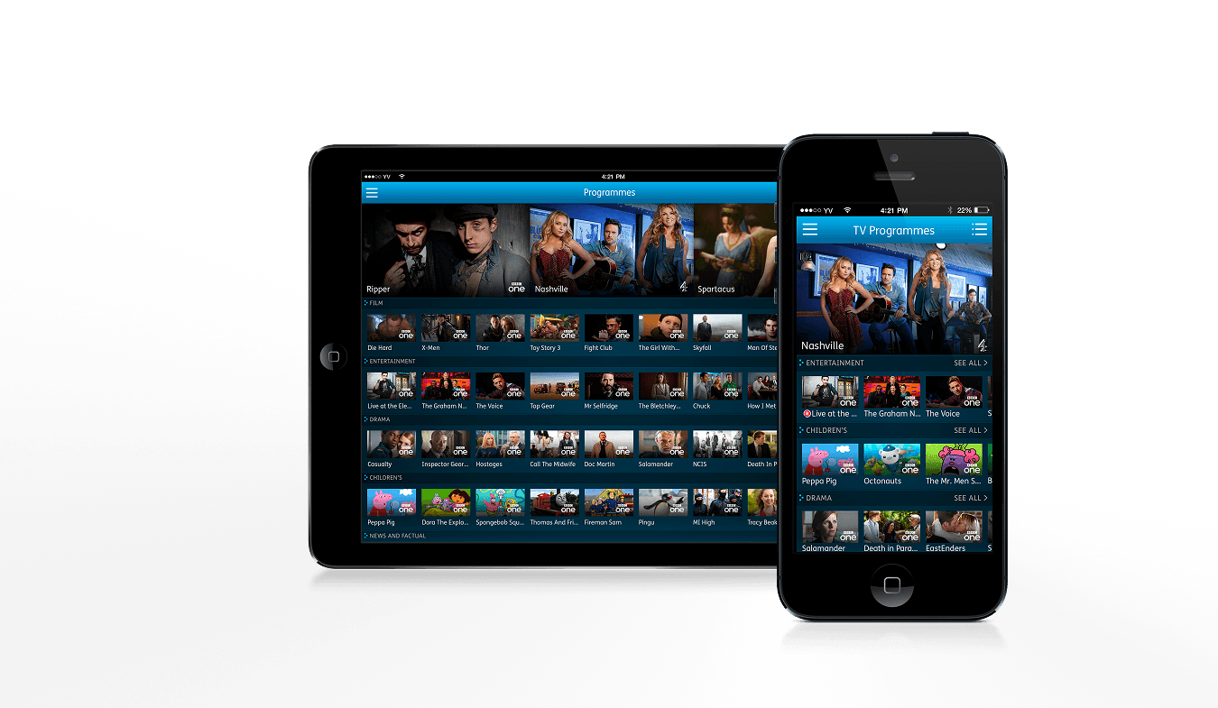YouView Mobile and Tablet