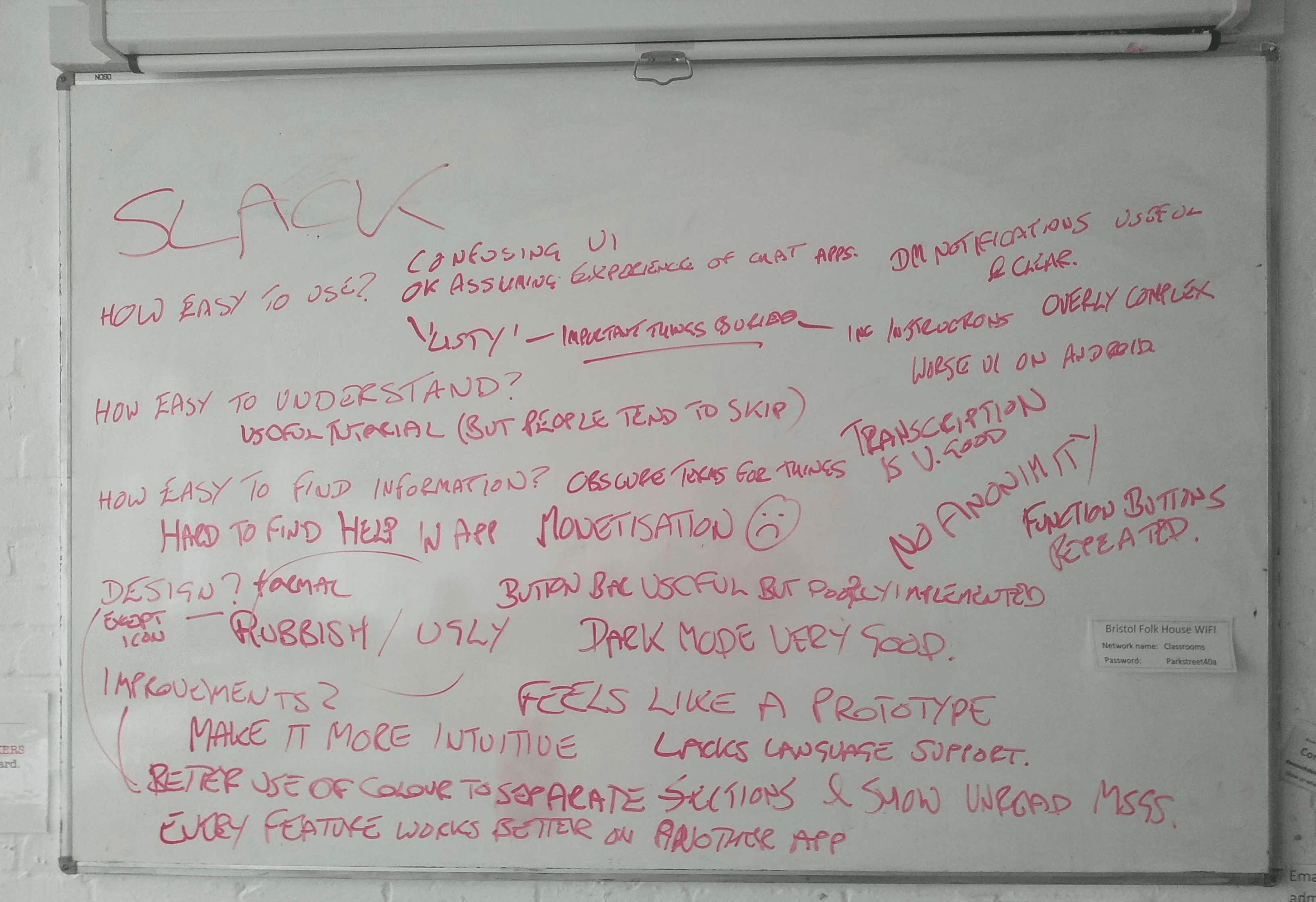 Slack Focus Group Analysing