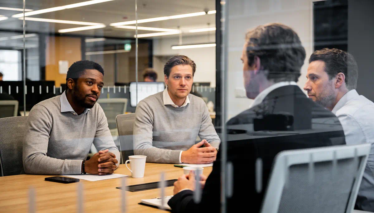 SDR’s bespreken samen strategie en verbeteringen binnen outboundcampagnes.