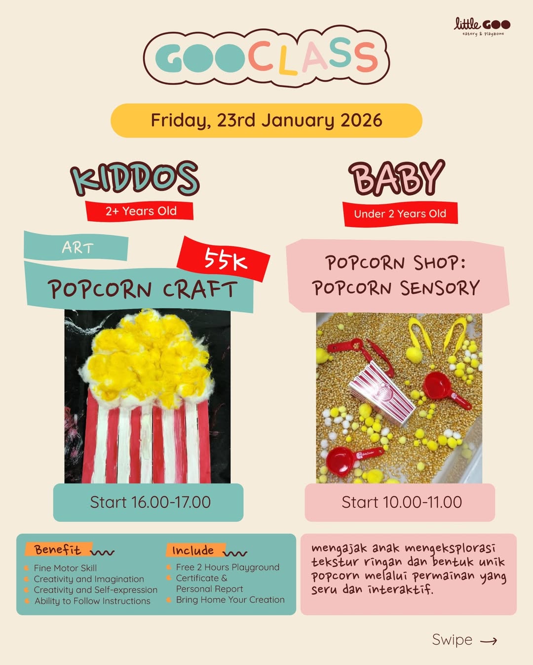 class weekly schedule litllegoo yogyakarta