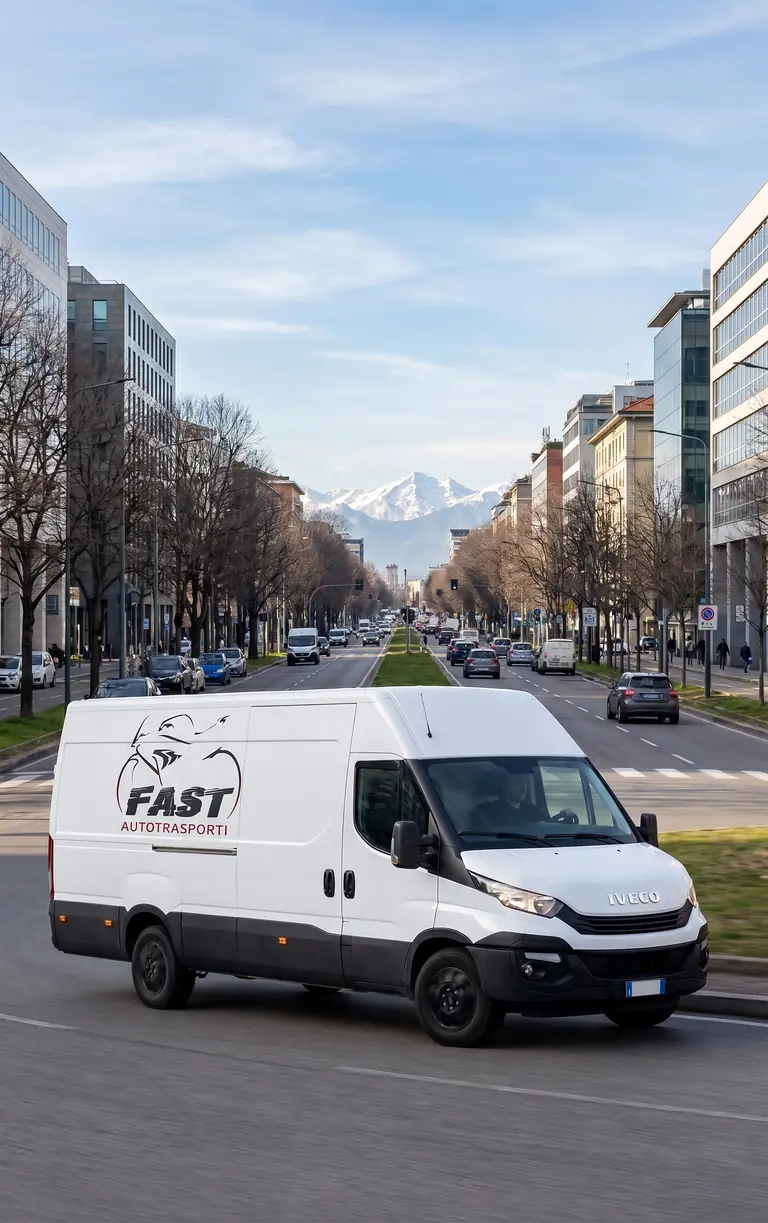 Furgone FAST per trasporto moto a Torino