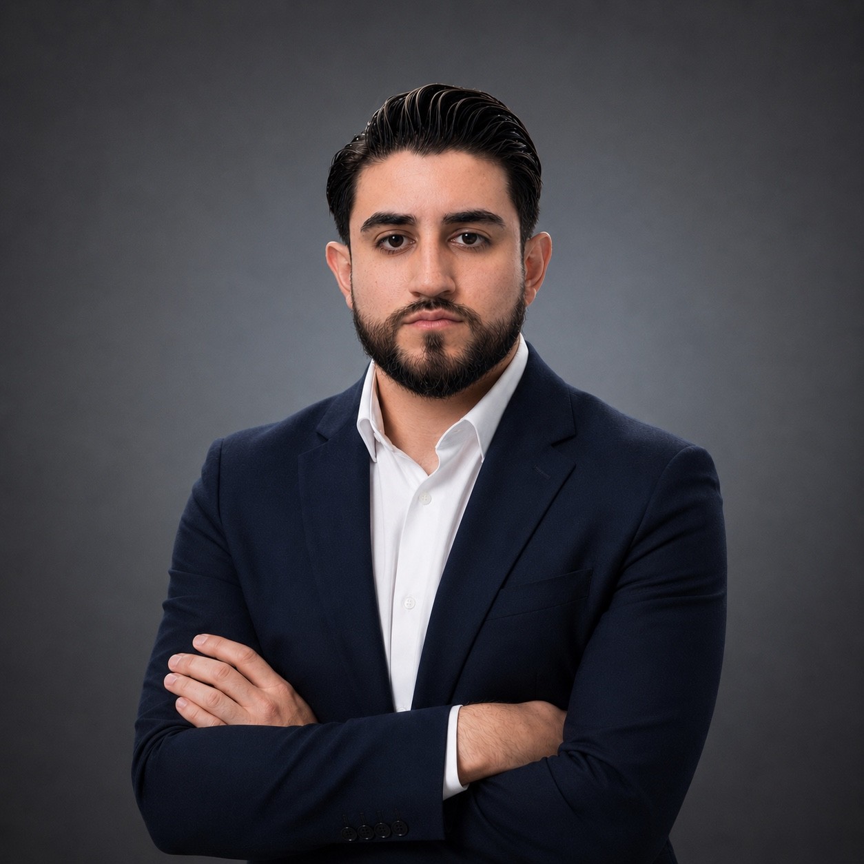A portrait of a businessman
