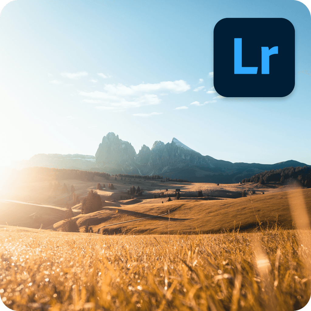 A golden field of rolling hills on a bright day with mountains in the distance