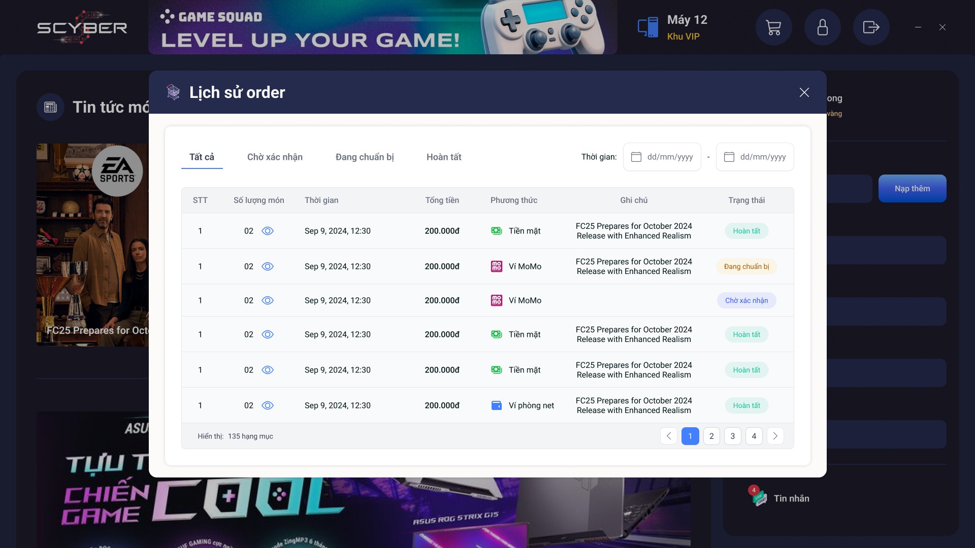 Results inquiry: persona's results