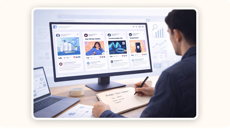 person analysing Ad Strategy