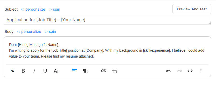 How to start an email