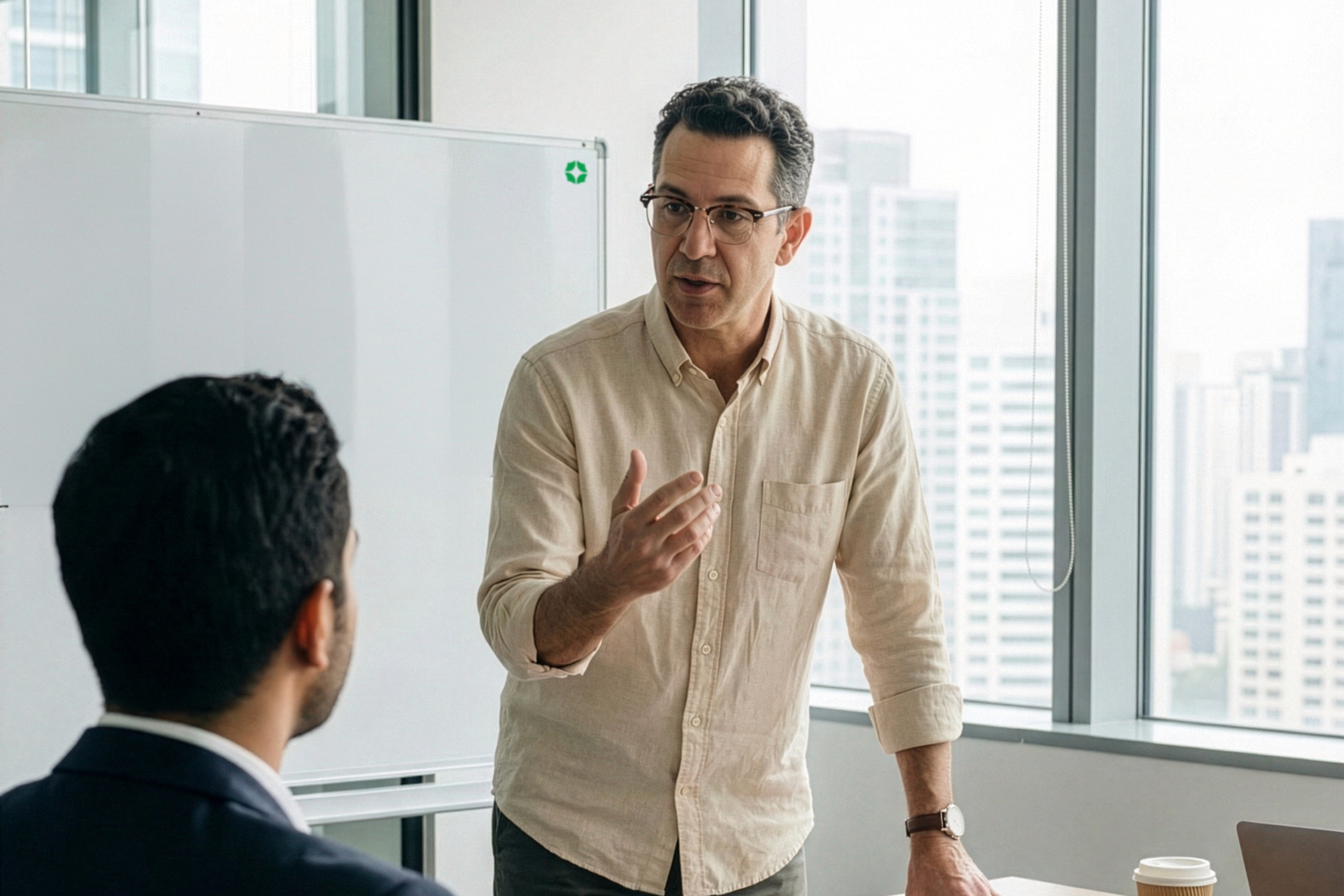 Close-up of hands holding a petri dish with visible samples, in a lab setting with soft golden lighting and scientific tools in the background.