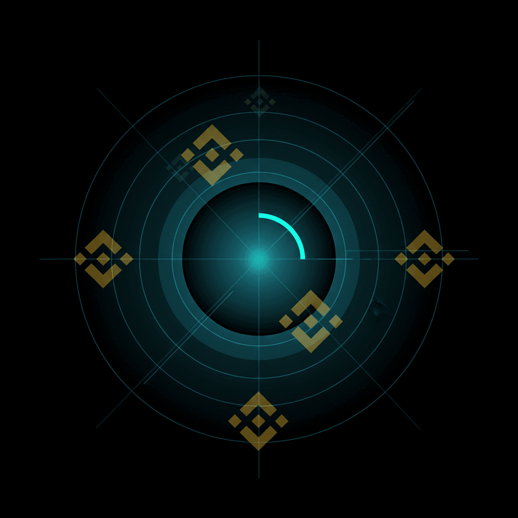 millisecond urgency in scalping visualized as concentric, dynamic gradients and geometric lines