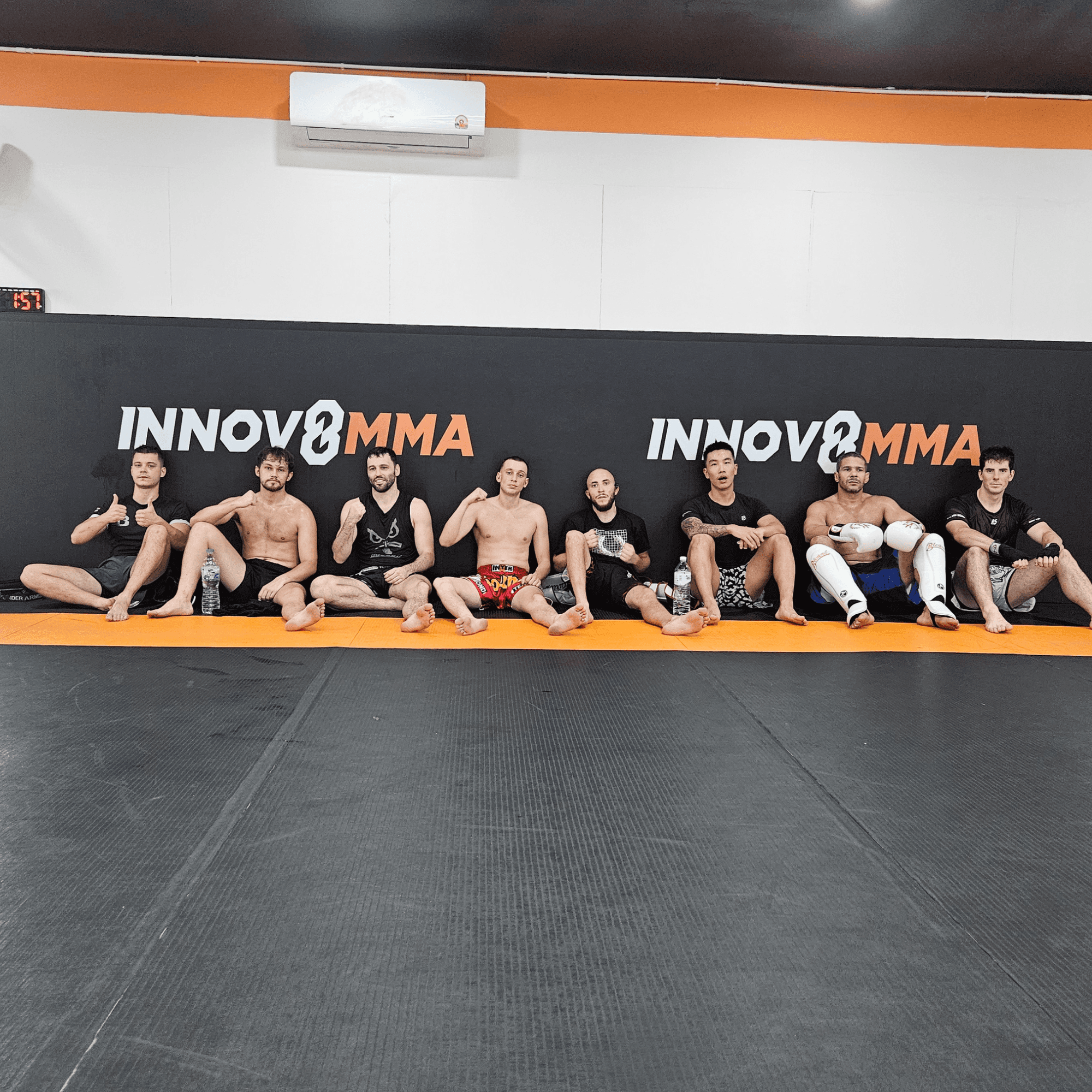 Group of fighters at INNOV8 MMA