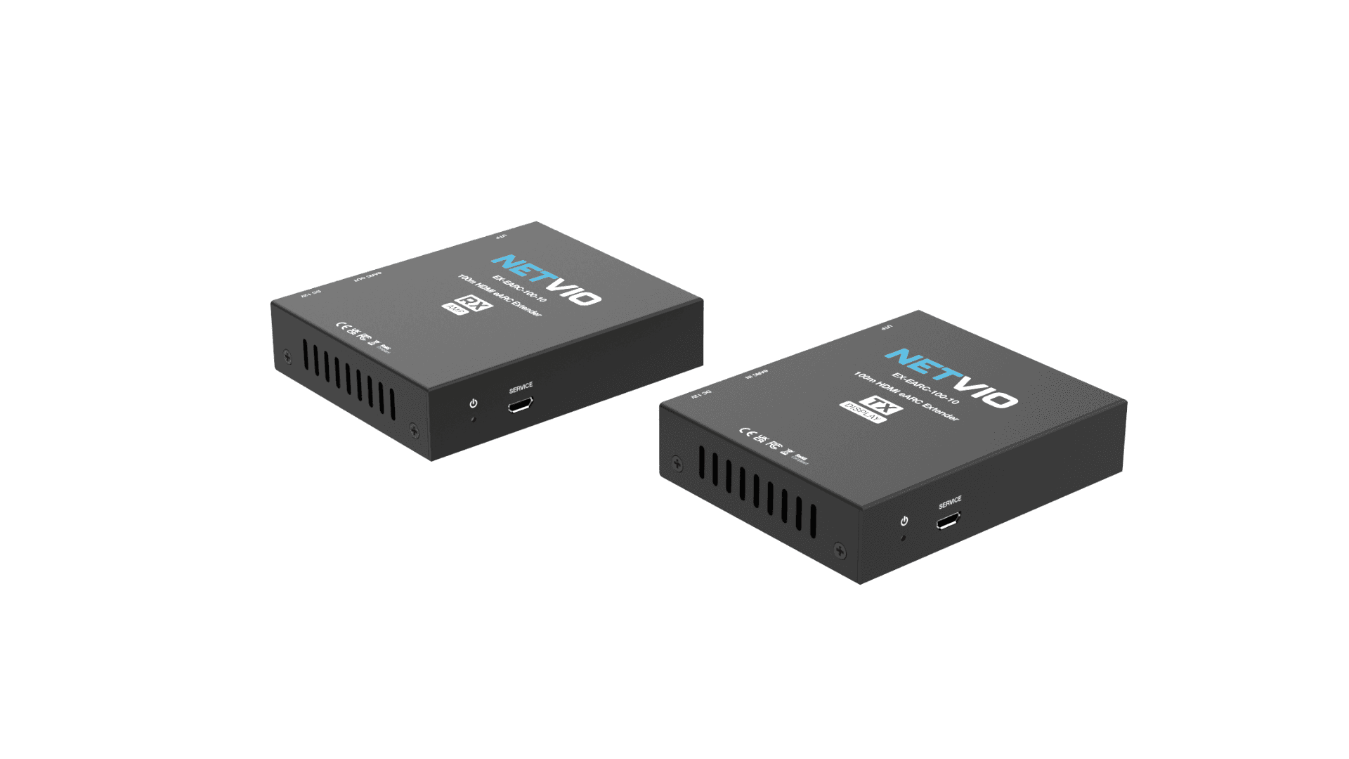 NETVIO HDMI eARC Extenders (TX and RX)