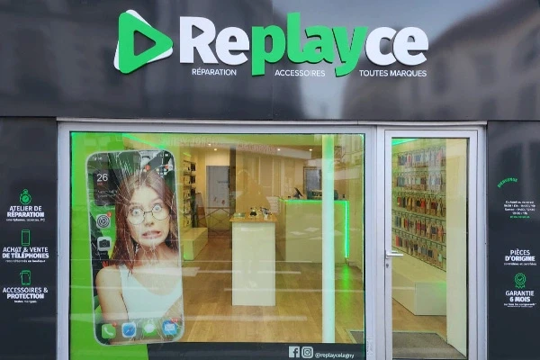 vue extèrieur boutique replayce