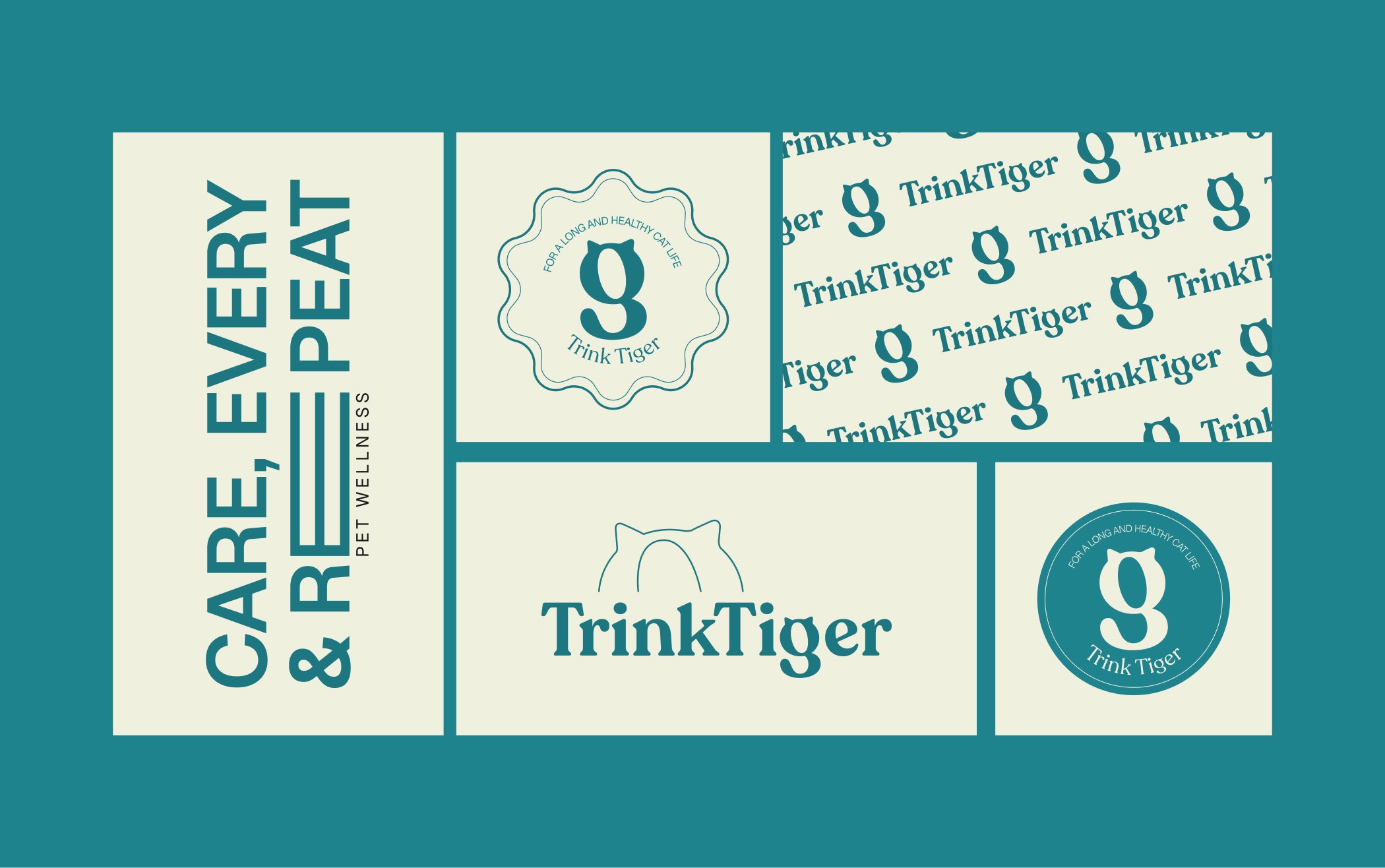 Pet supplement packaging design within unified brand system