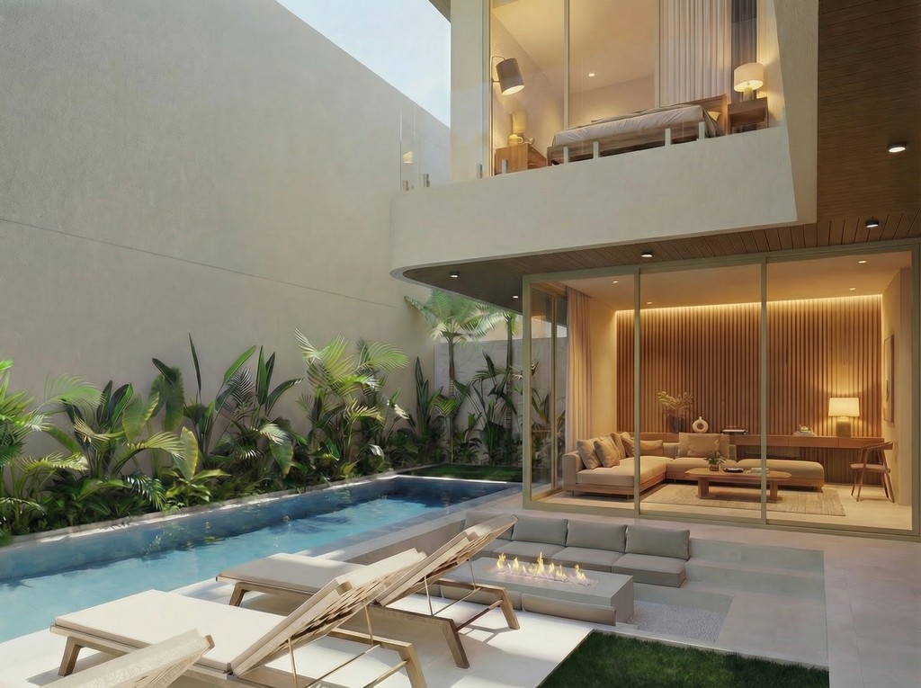 Villa Bali Pool and Sunbeds