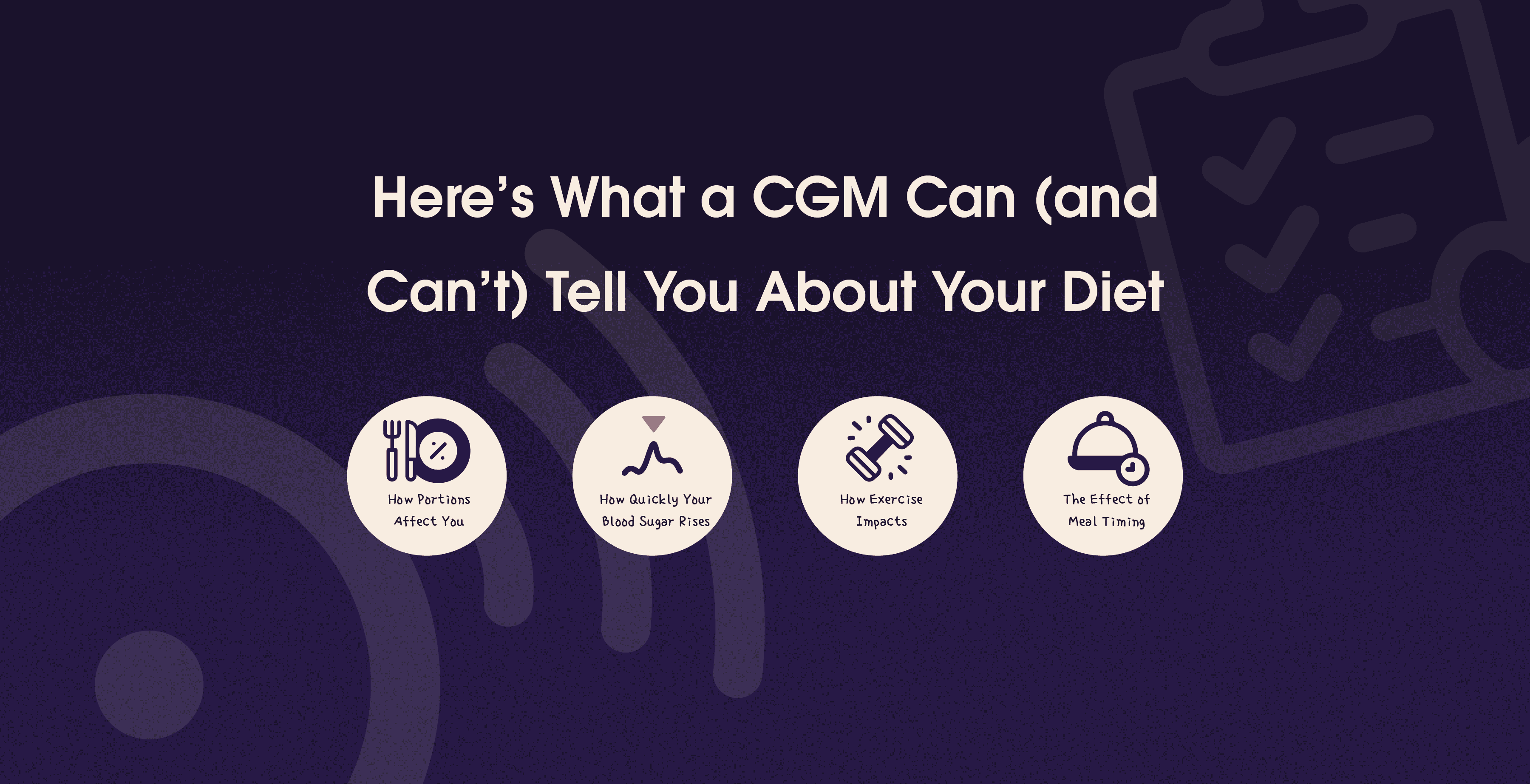 common functions of a CGM