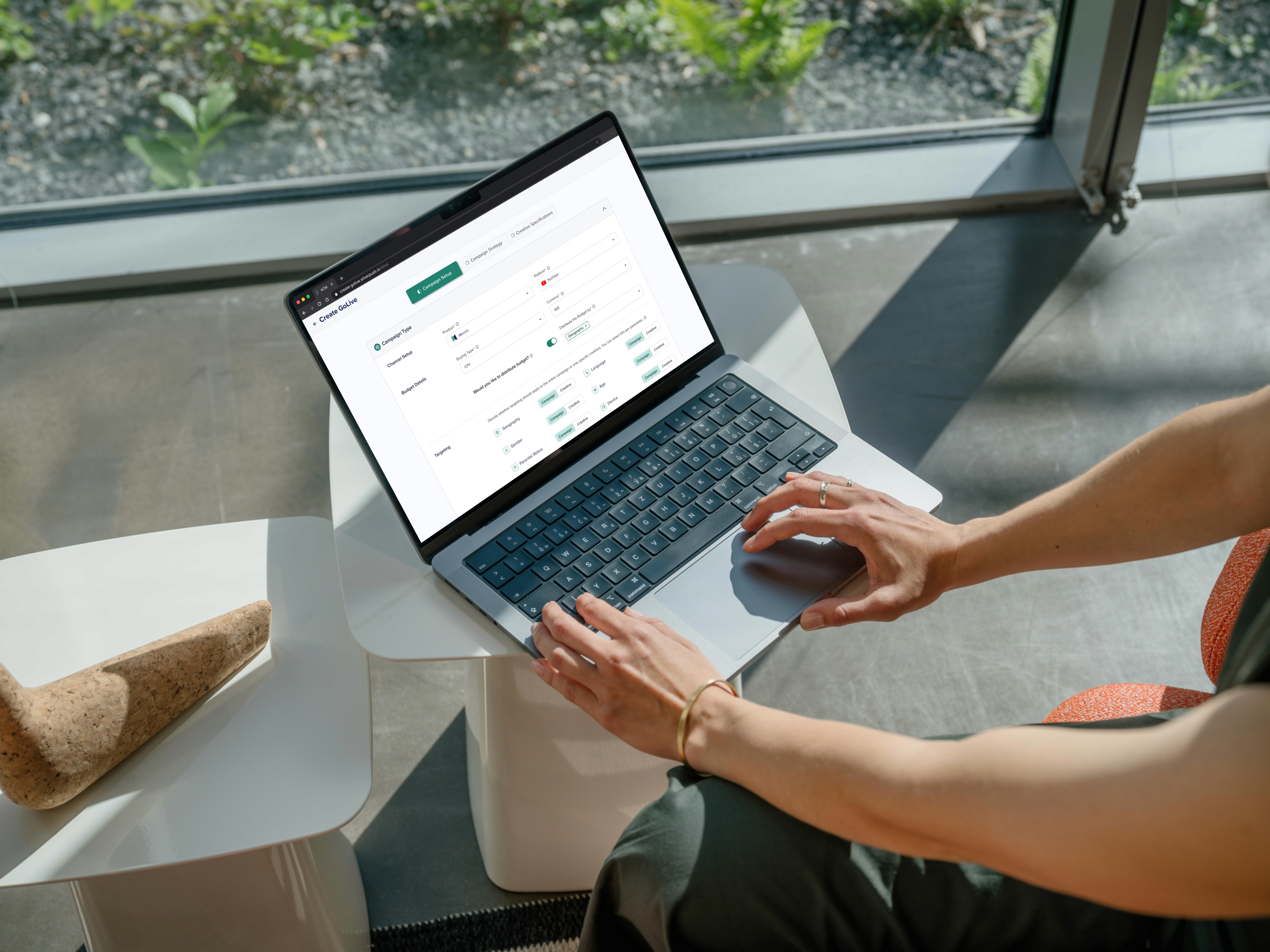 An image of Freelio's budget ui
