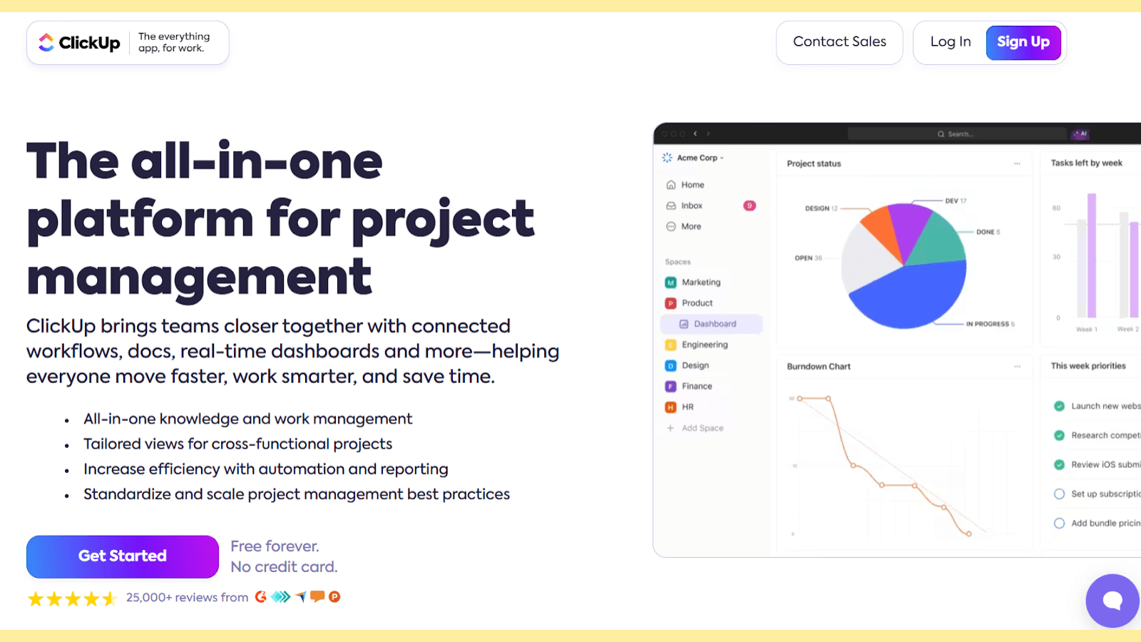 ClickUp placement