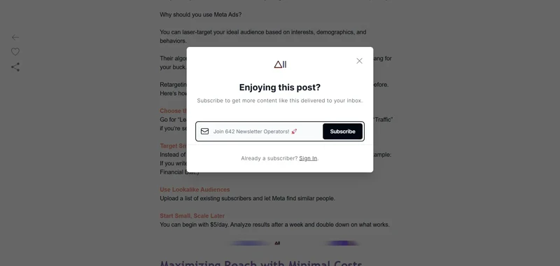 all-things-newsletter-pop-up