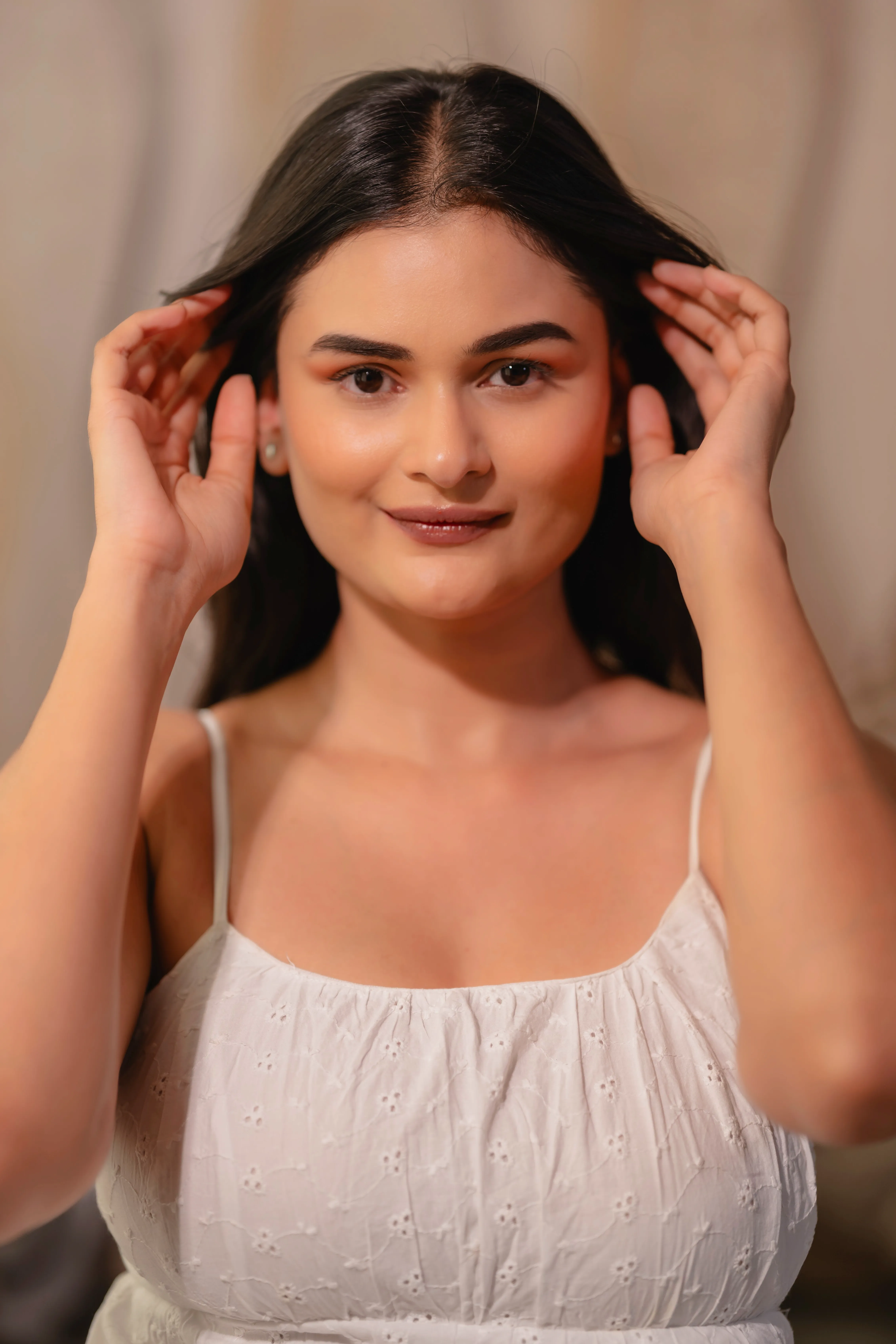 Woman highlighting Bionii daily care essential