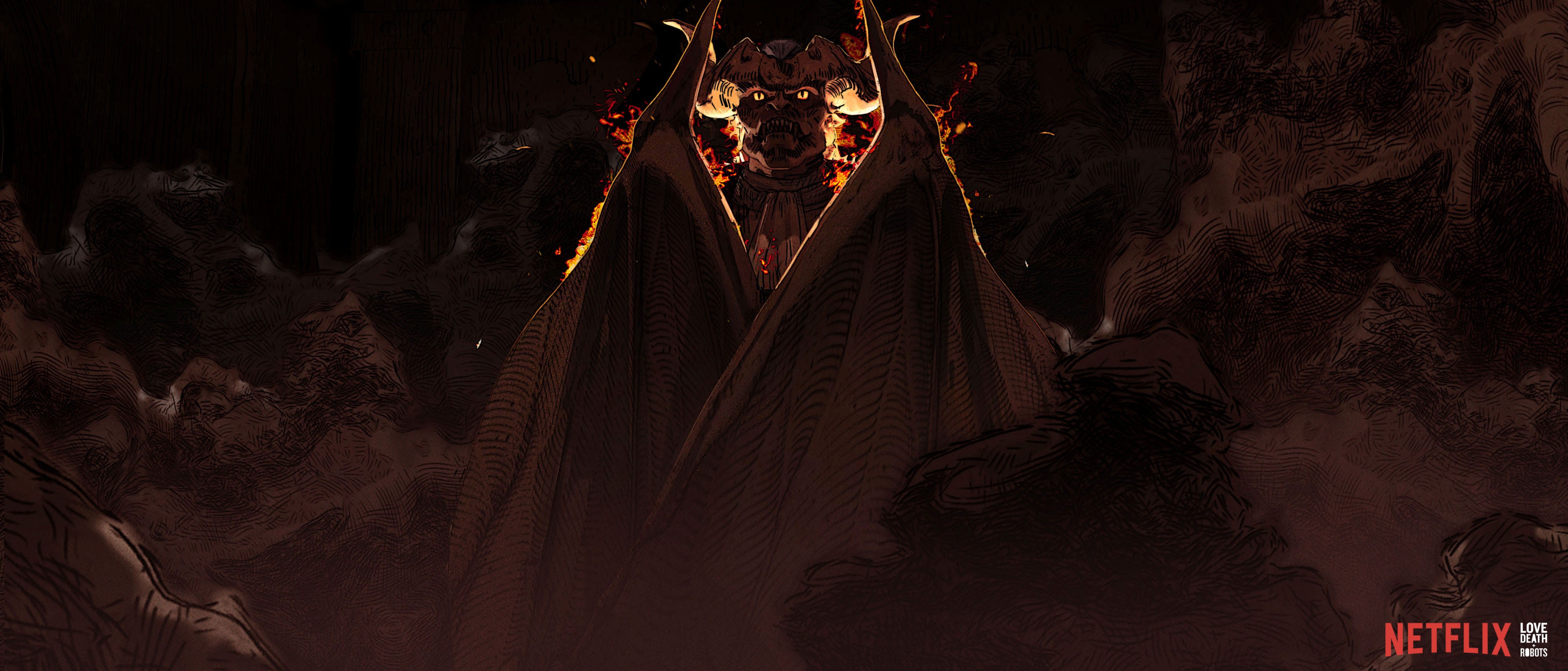 For He Can Creep concept art – 18th century London scene with supernatural visual language