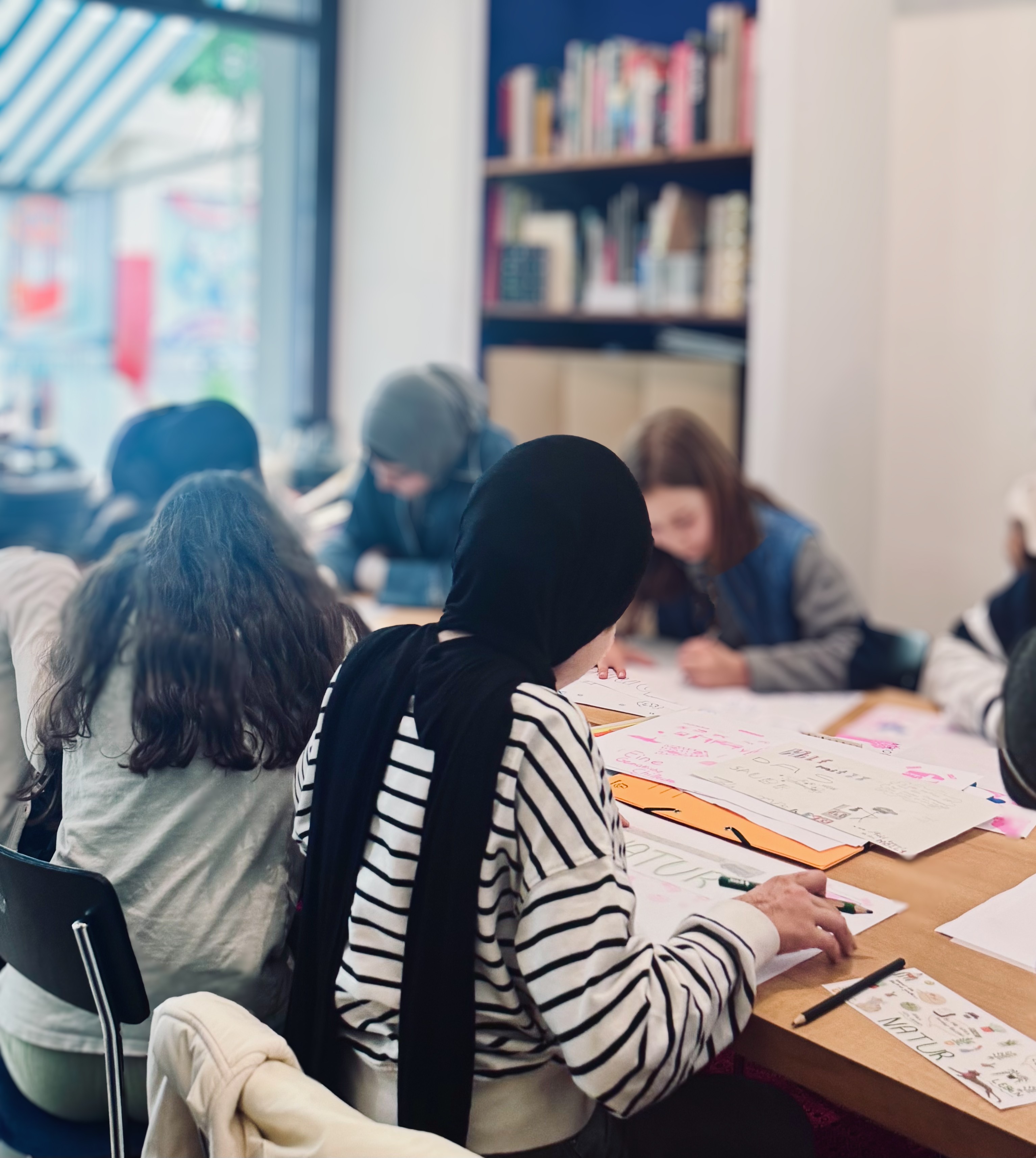 Workshop am Tisch in der Berliner Straße