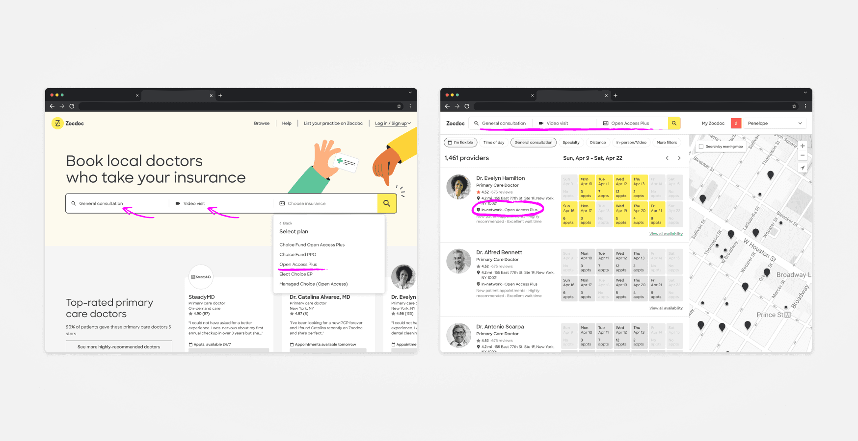 Zocdoc Prototyping 2