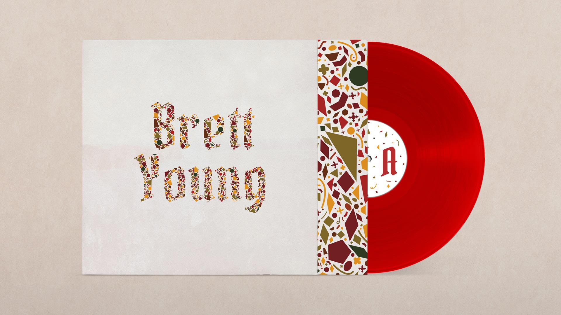 Brett Young album packaging