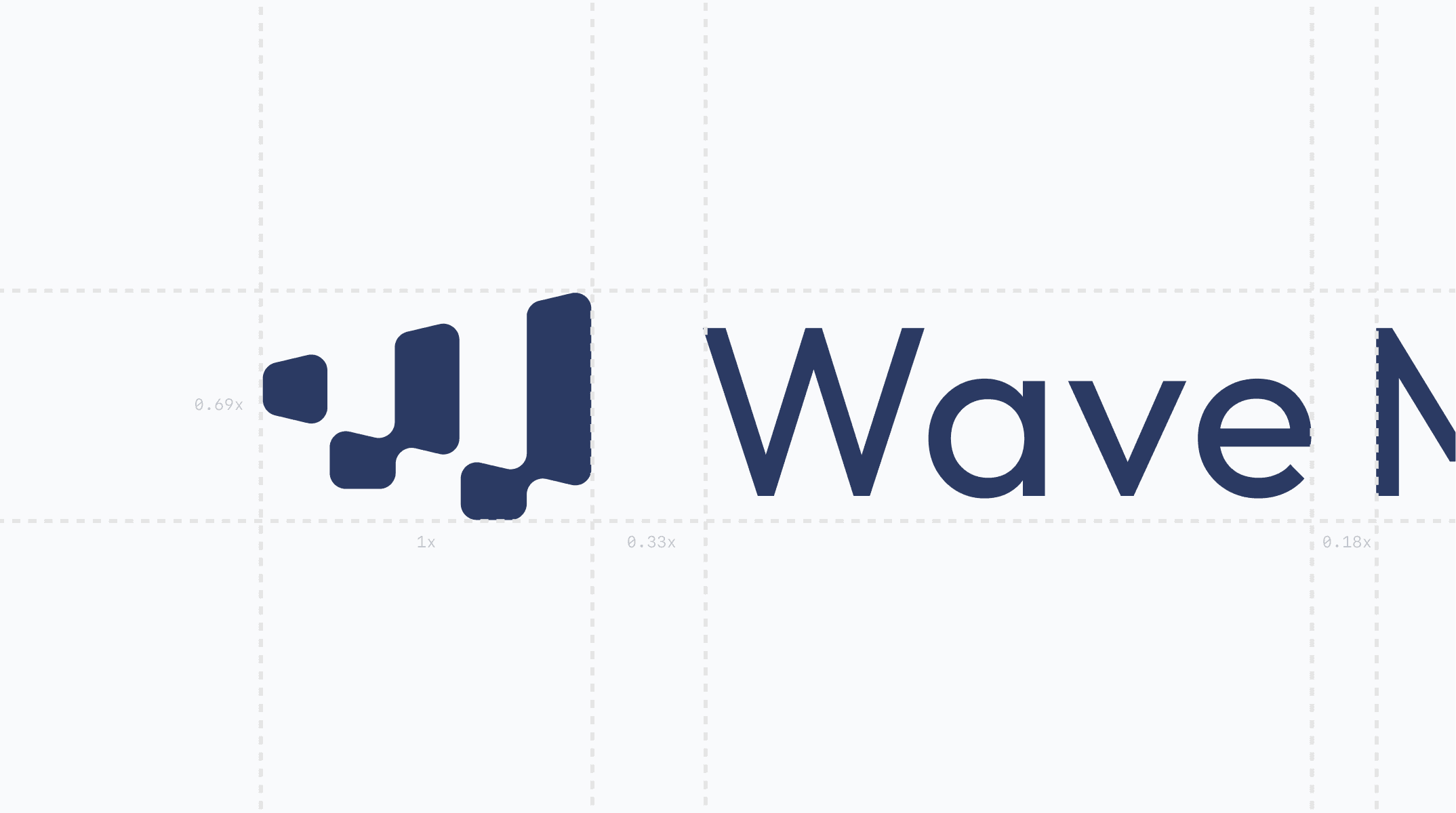 wave media logo construction