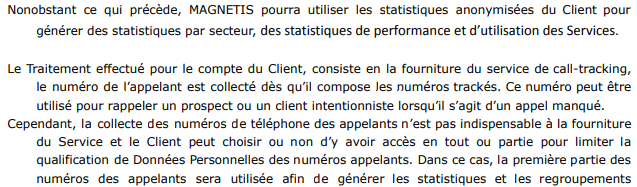 Extrait CGV Magnétis 1
