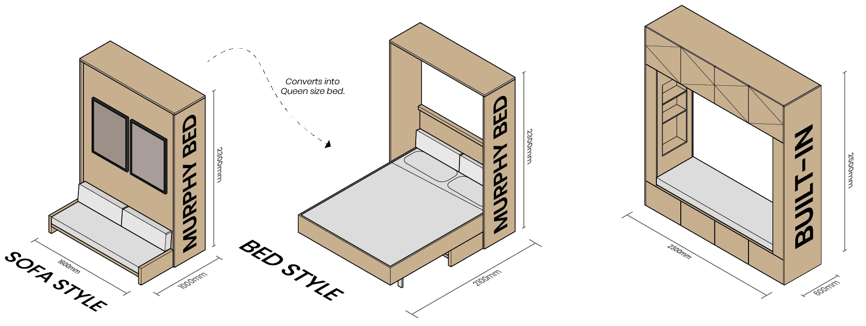 Built-in Furniture and Murphy Bed