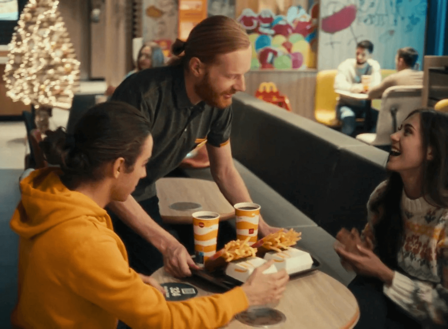 Raynor van de Water in a McDonald's commercial