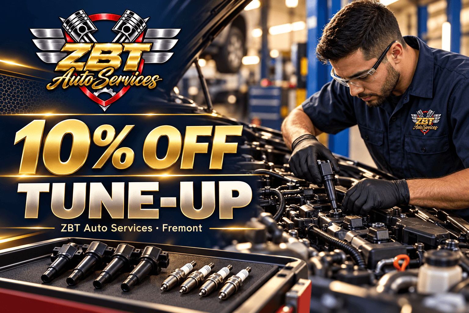 ZBT Auto Services 10% off tune-up in Fremont