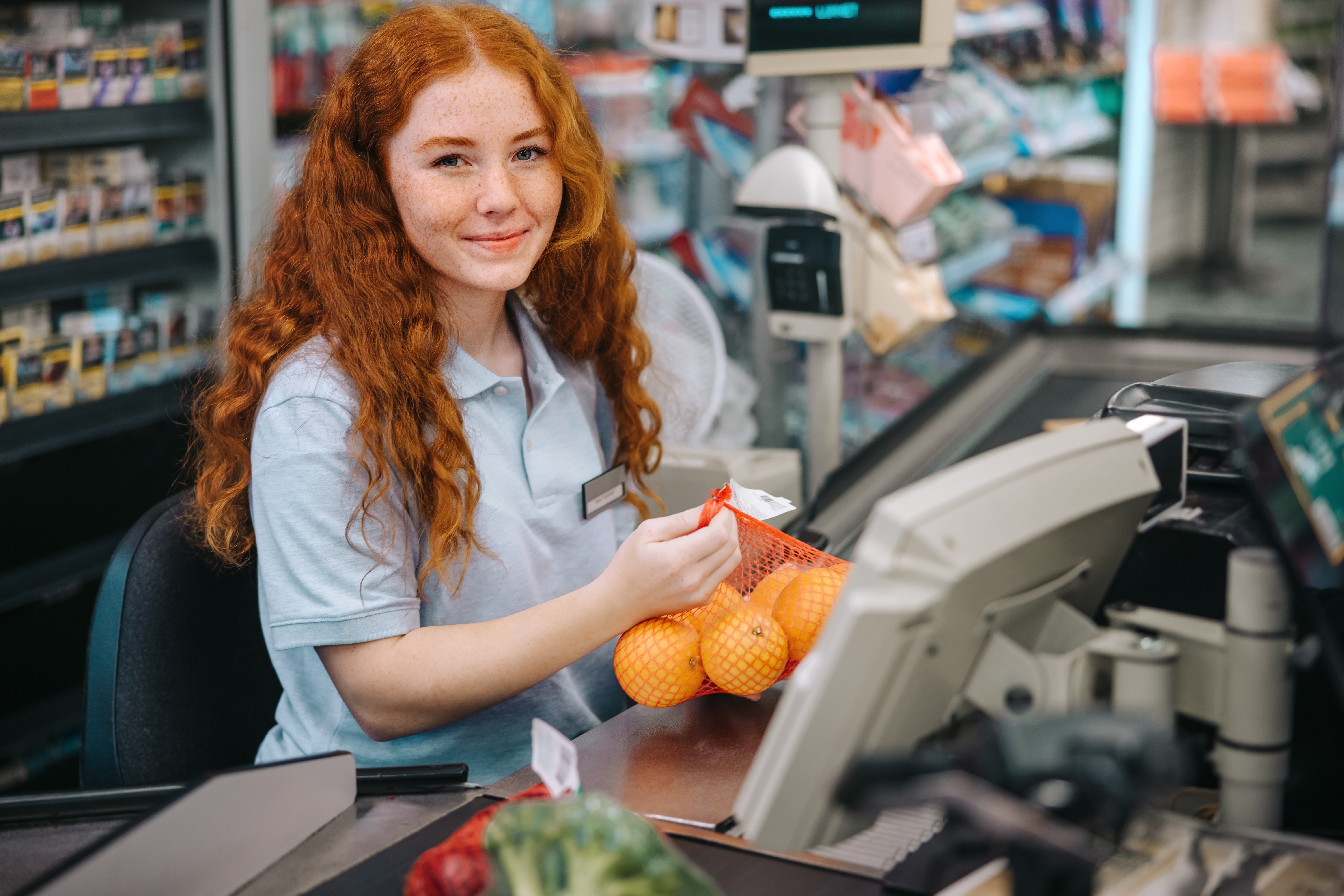 Medewerker supermarkt