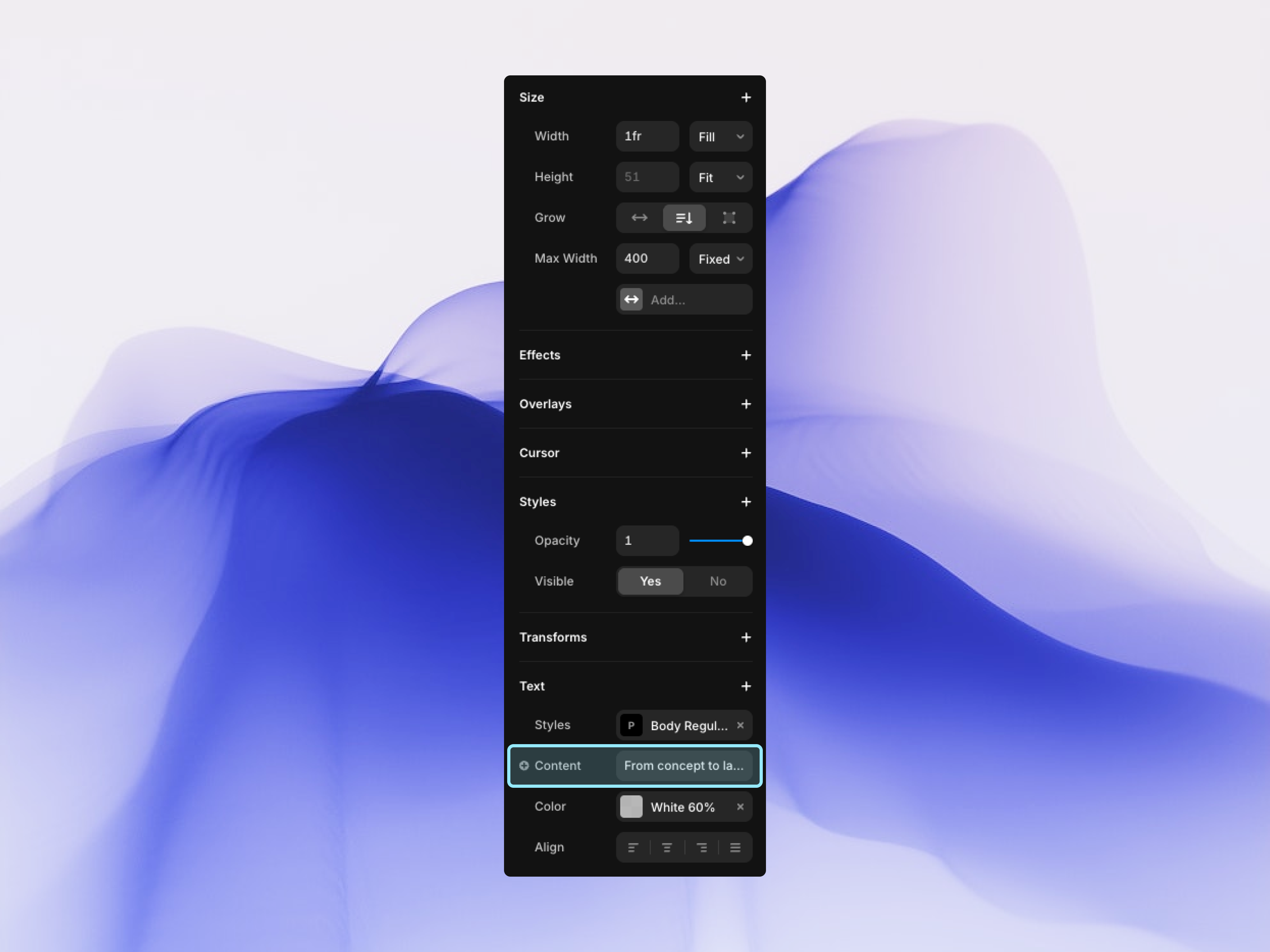 Changing text in Framer