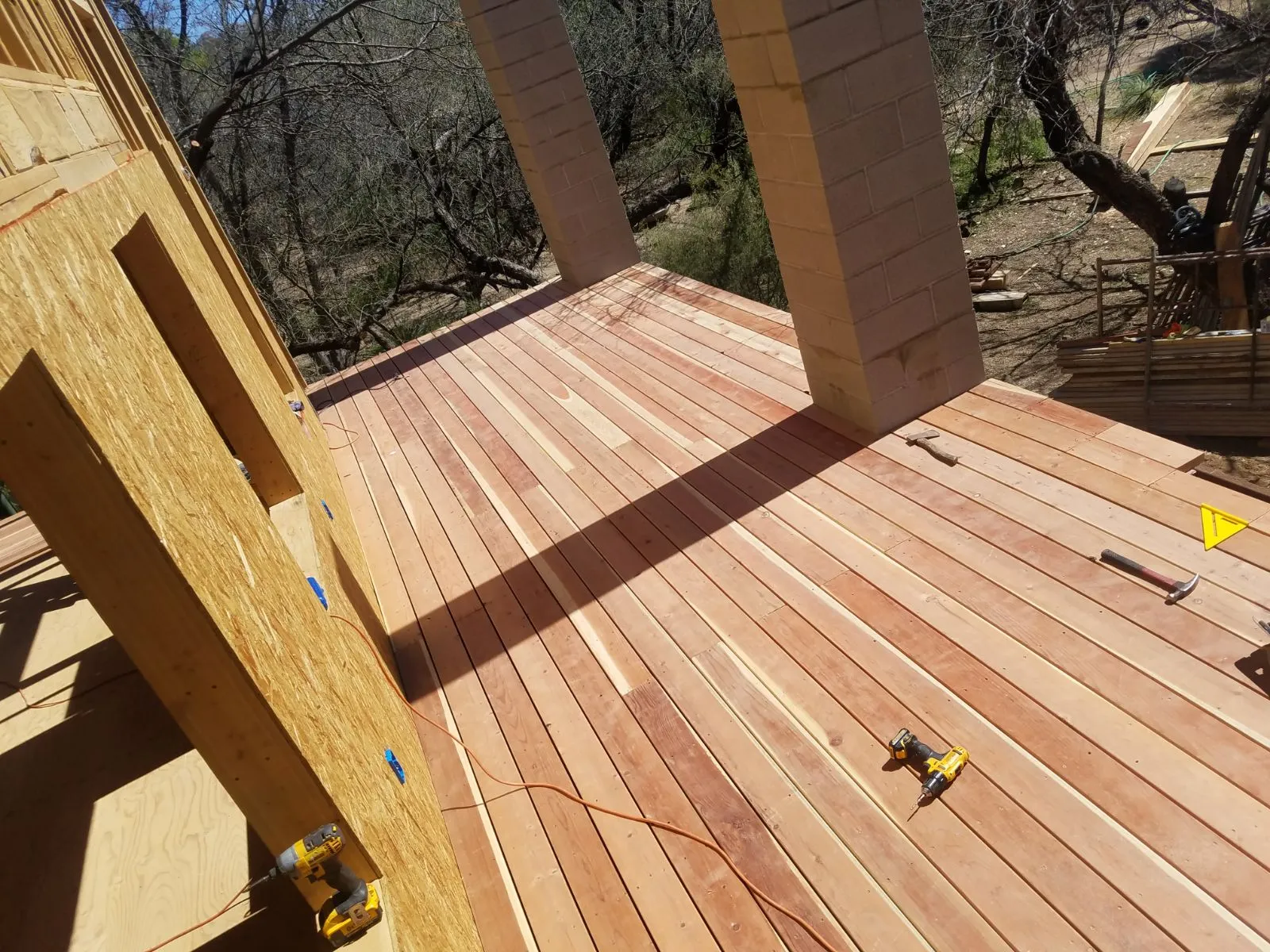 Deck and covered patio work by Silva Diversified Construction in Tucson