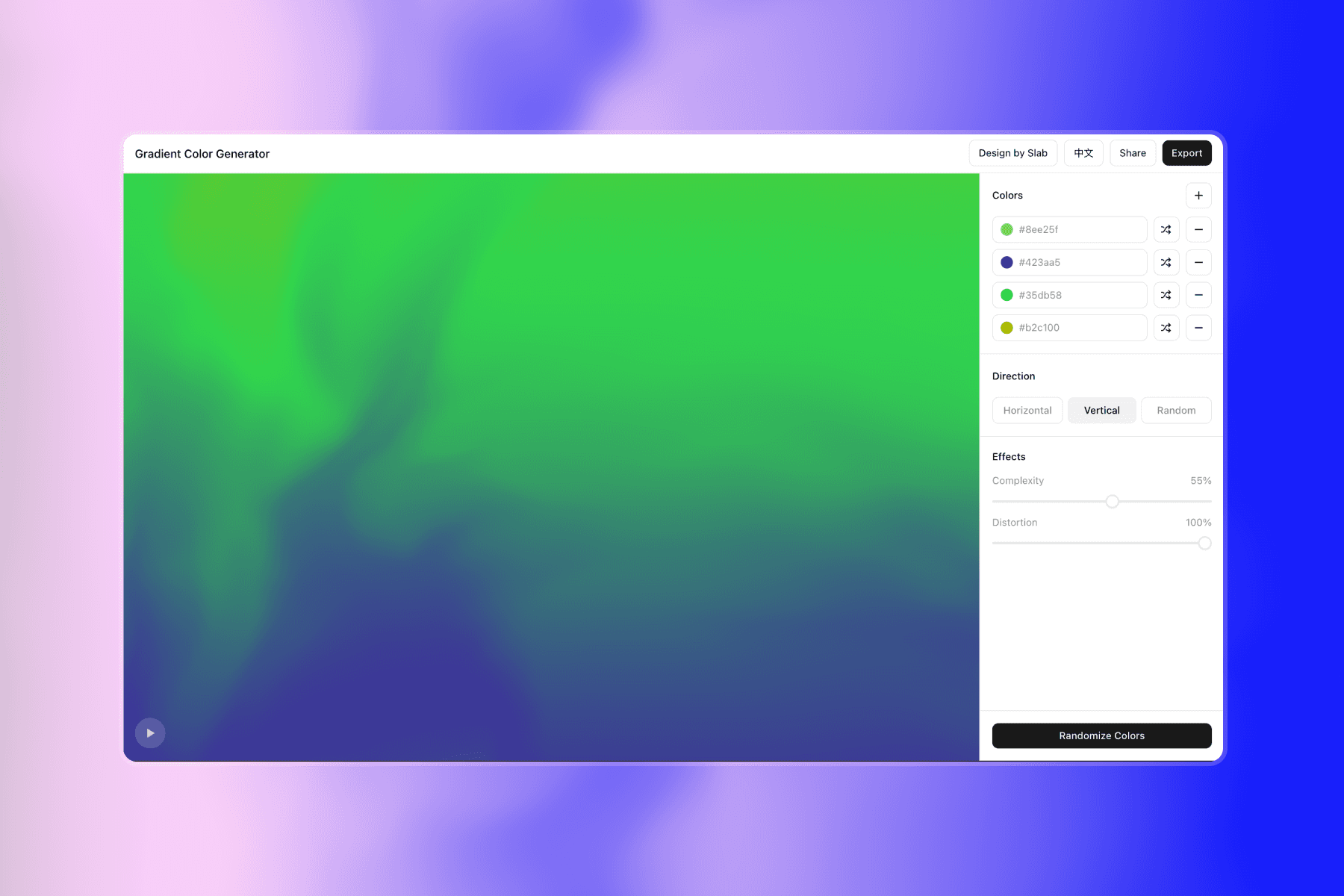 Gradient Color Generator