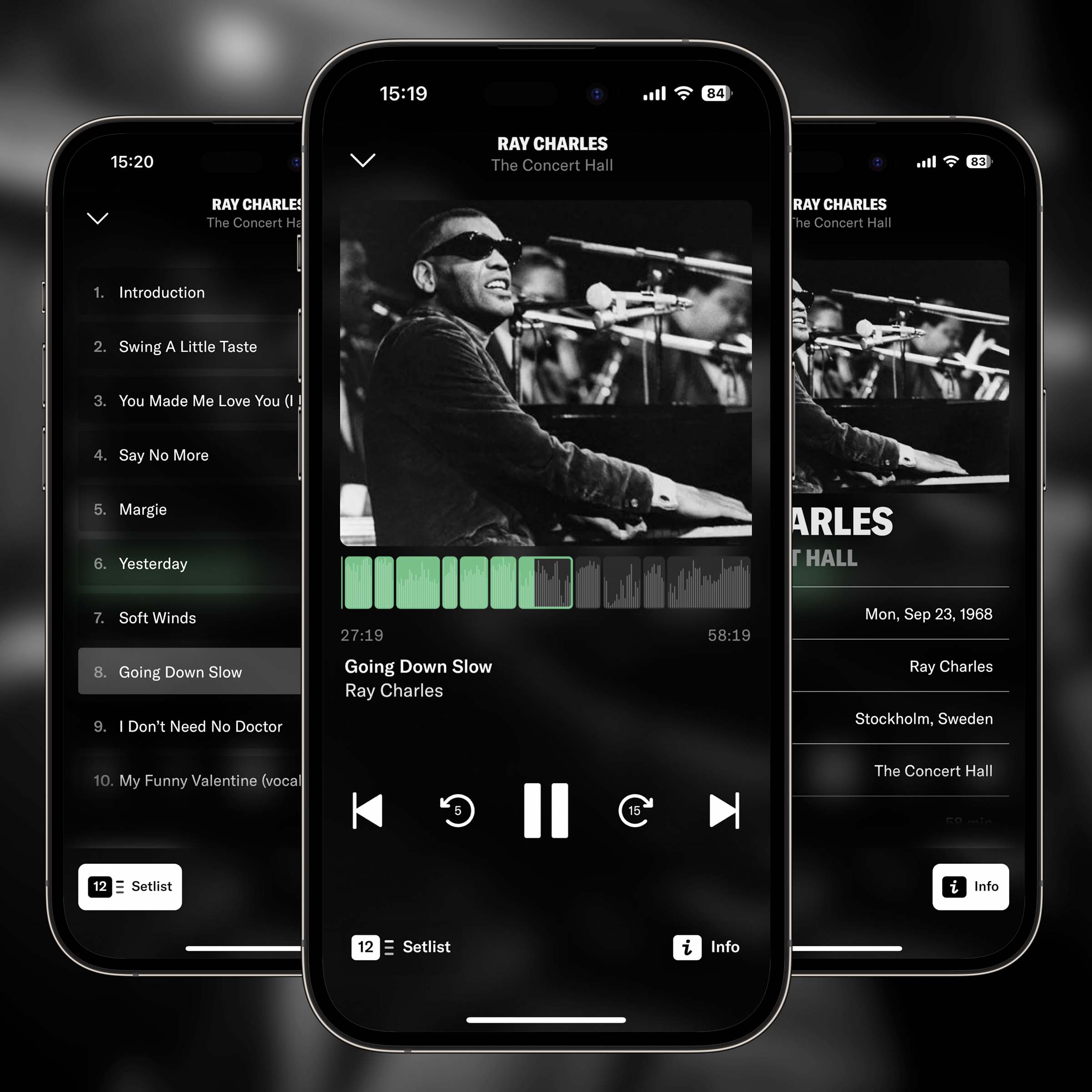 Sistris - Relive live music for iOS & Android
